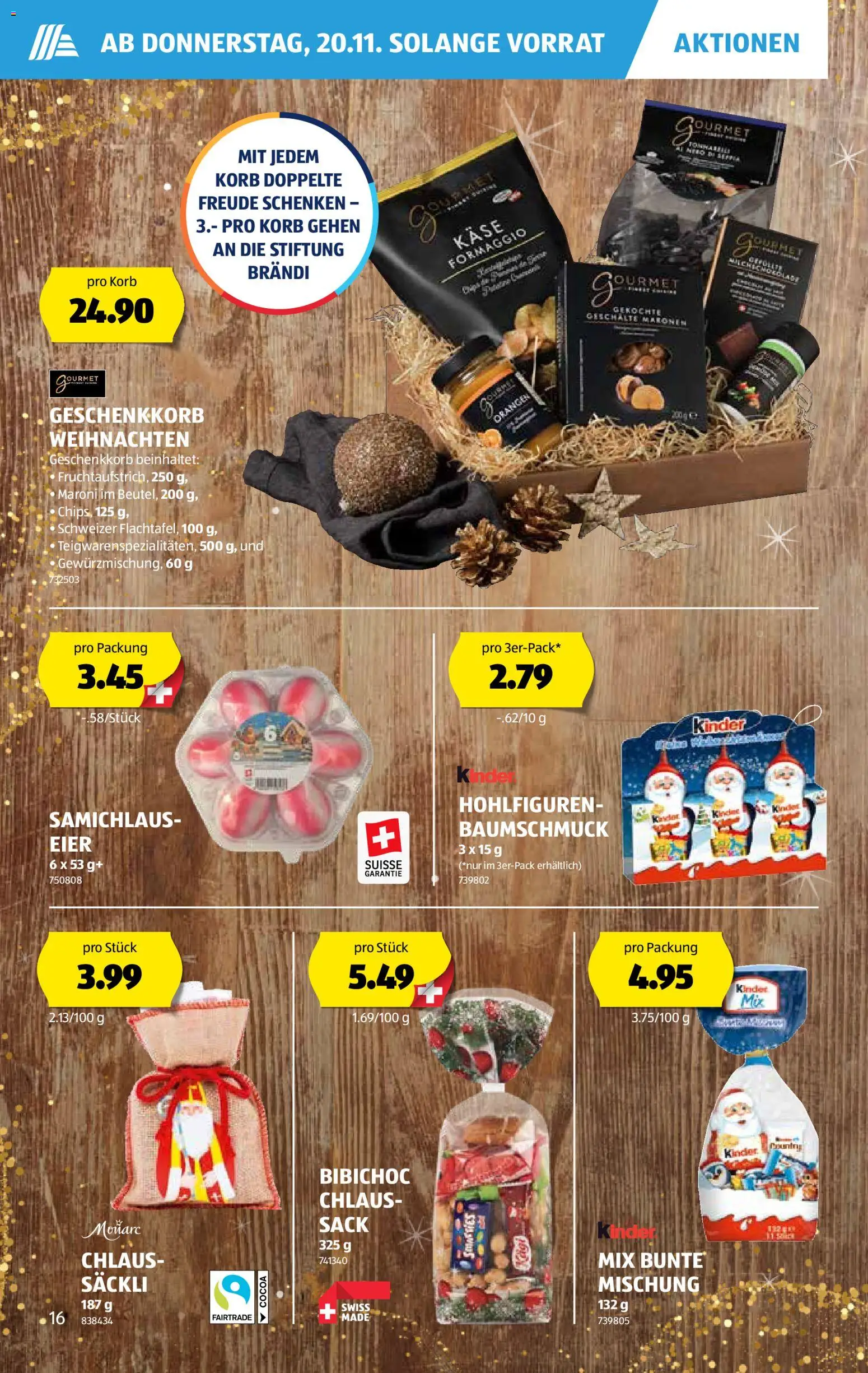 Aldi - Black Friday – gültig ab 20.11.2025 | Seite: 17 | Produkte: Korb, Käse, Eier, Orangen