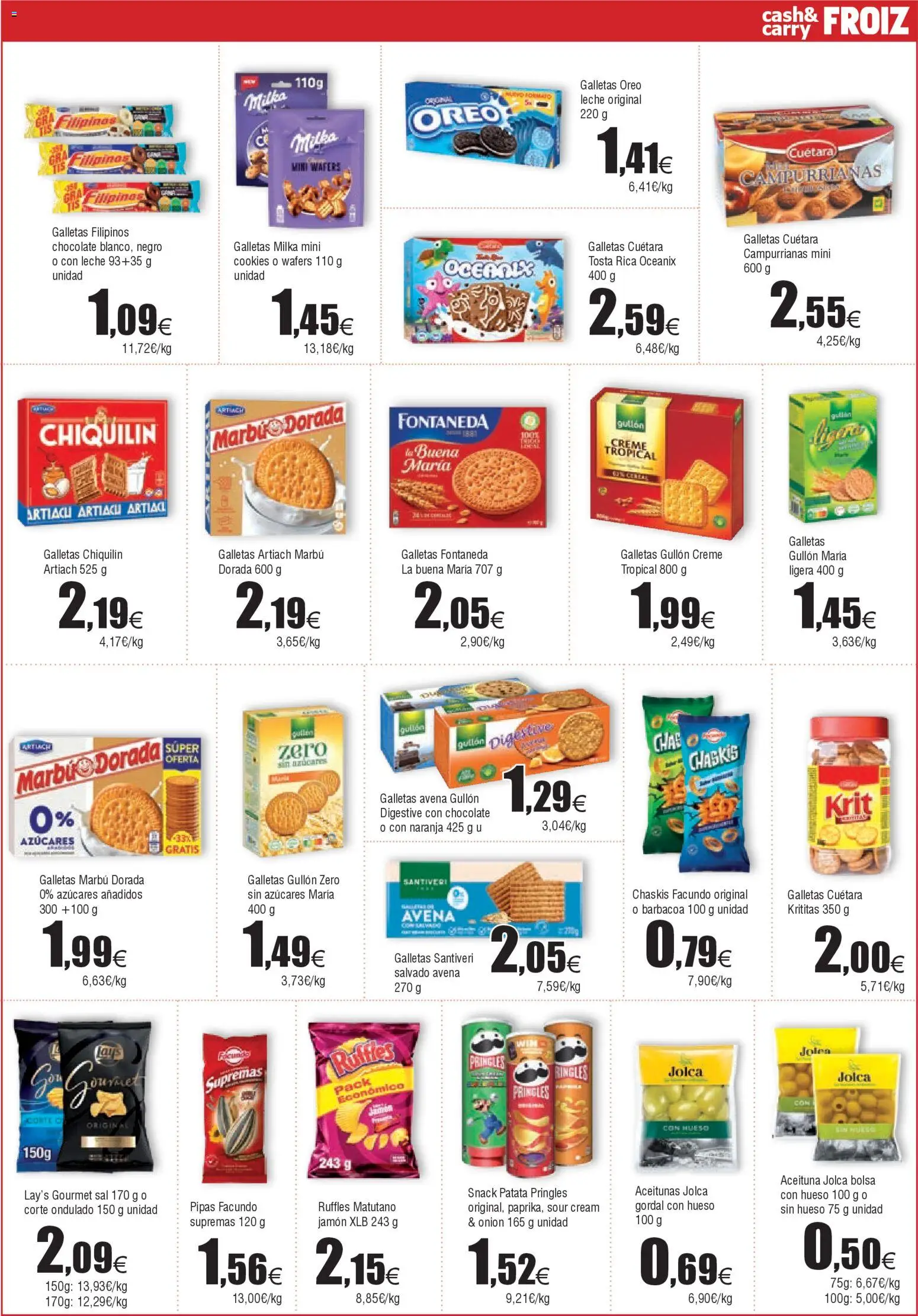 Froiz - Folleto Cash │ válido desde el 07.01.2026 | Página: 5 | Productos: Leche, Chocolate, Galletas, Barbacoa