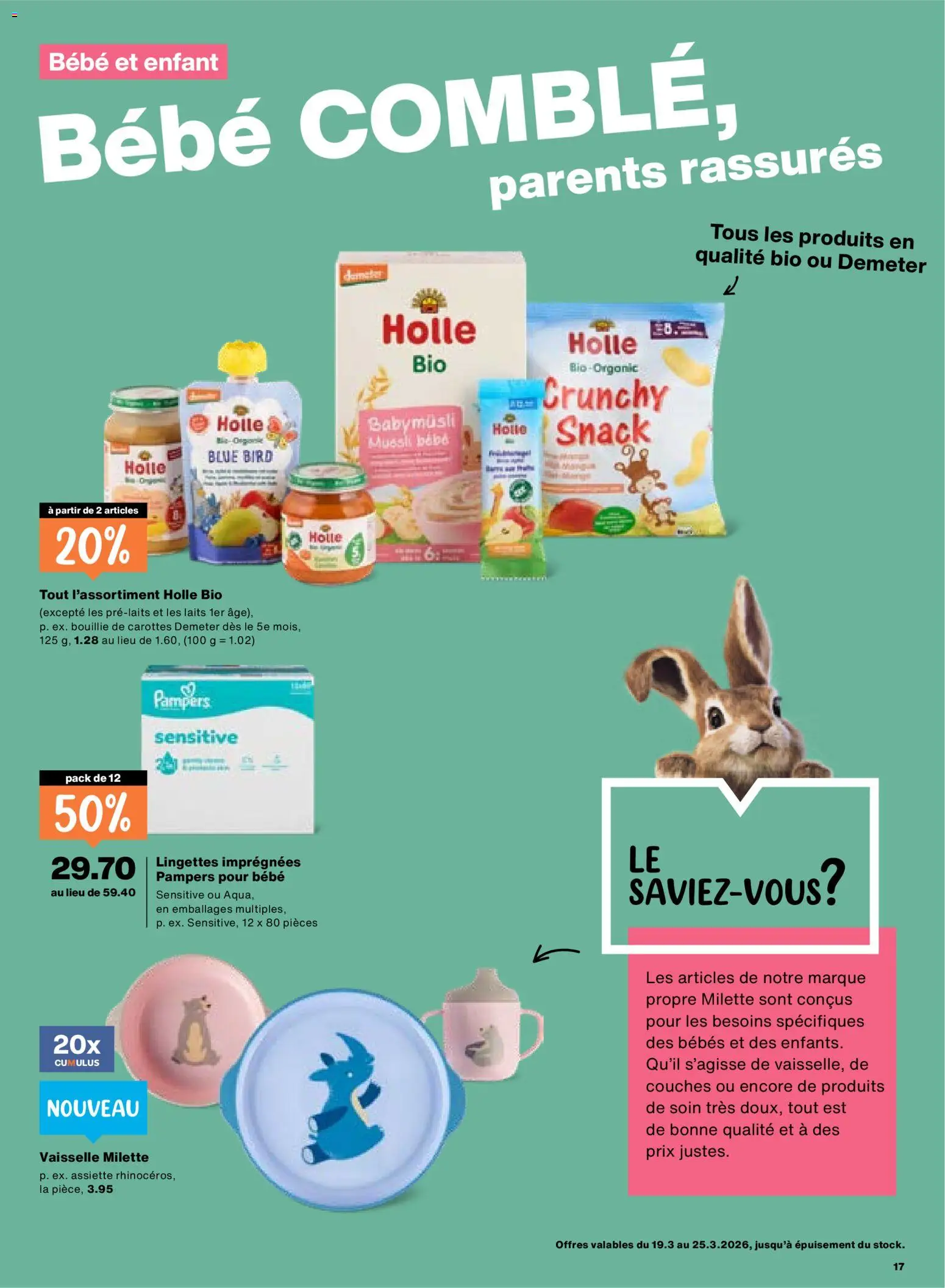 Migros aktionen FR – gültig ab 19.03.2026 | Seite: 17 | Produkte: Pampers