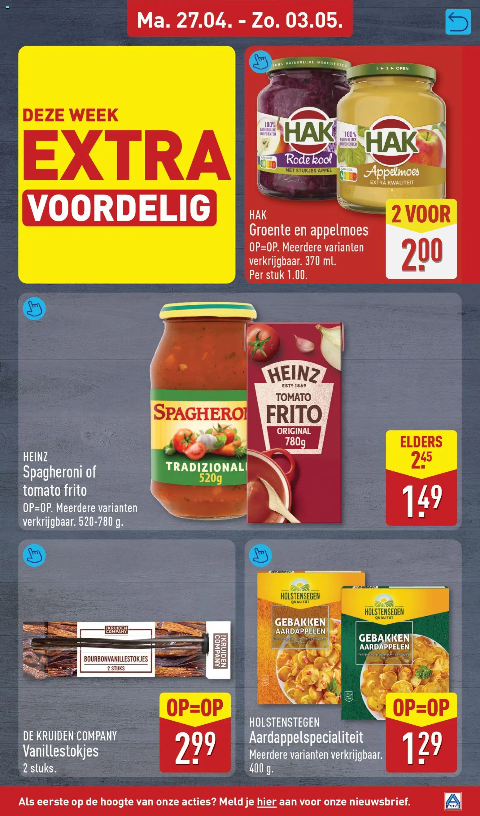 Nieuwe » Aldi folder voor Mei « is er! Ontdek geweldige aanbiedingen en bespaar. | Nederland