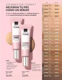 Base con Sérum 3 en 1-Mate, + Tecnología de Sérum Multipéptido + vitaminas C y E + Acabado mate suave que deja que la piel respire + Protección contra la luz azul │ válido desde el 01.09.2025 | Página: 45 | Productos: Sérum