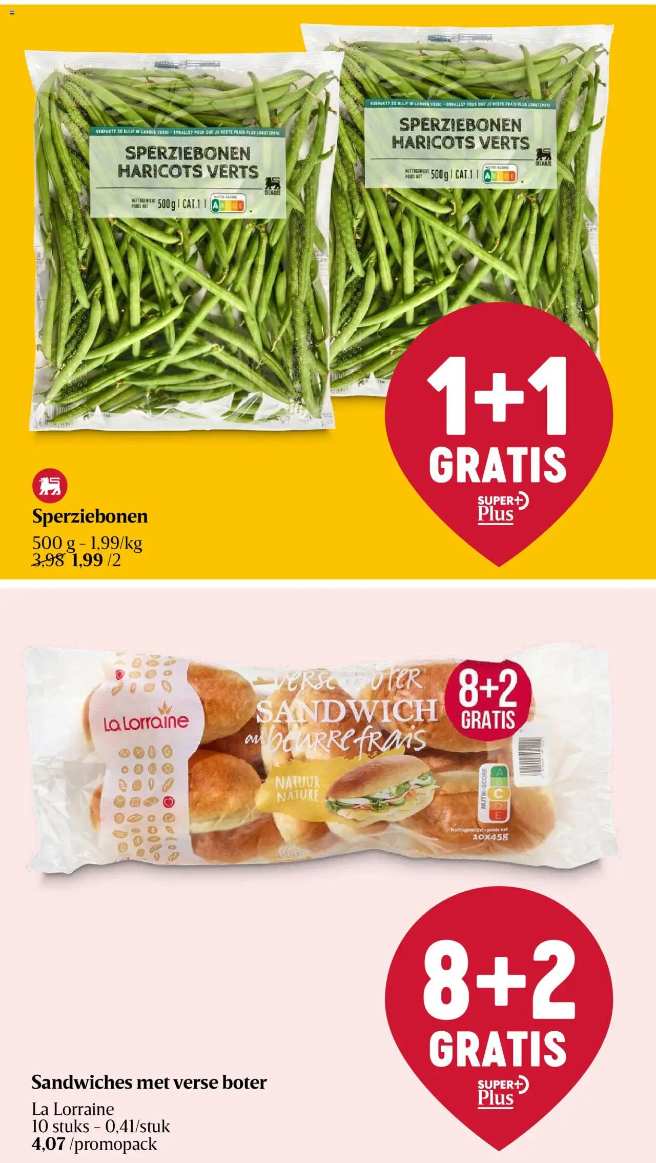 {H1} | Pagina: 16 | Producten: Sandwich, La, Boter