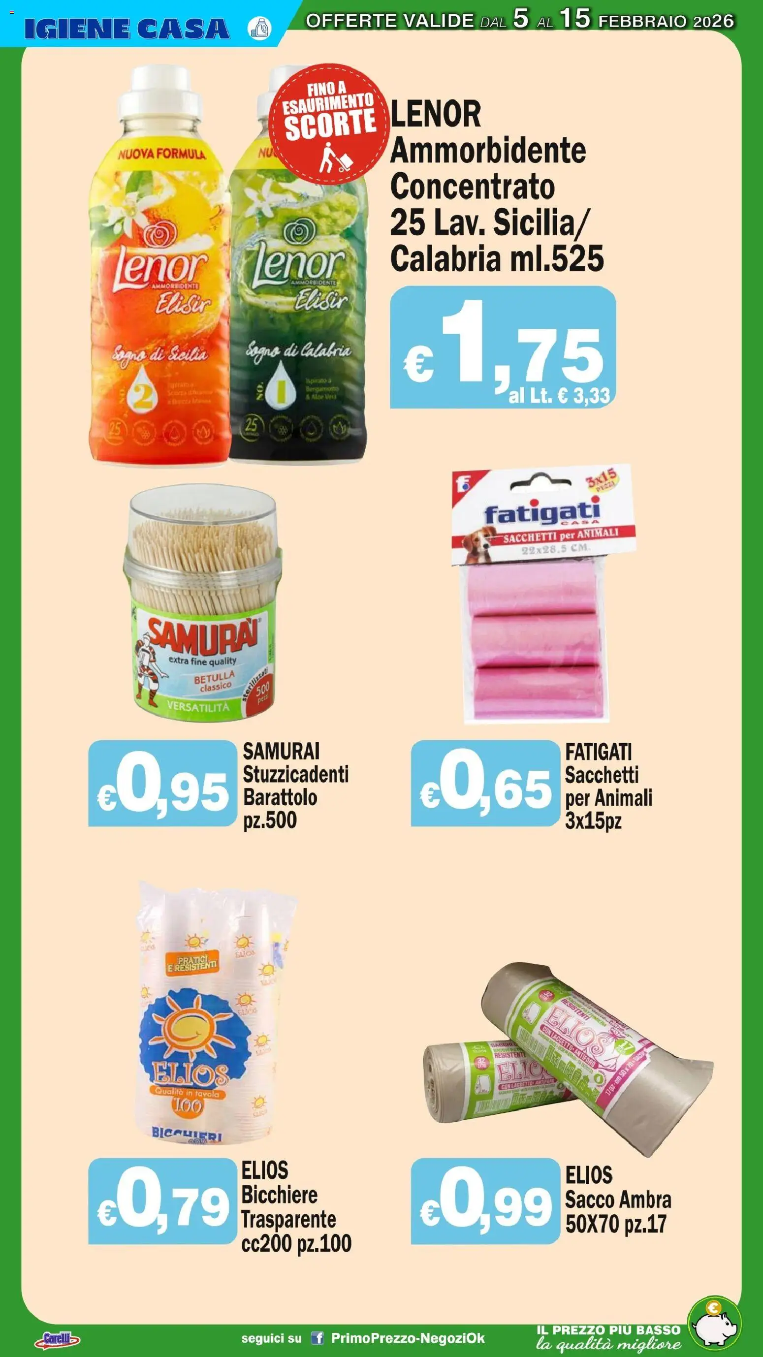 Volantino Primo Prezzo del 05.02.2026 | Pagina: 25