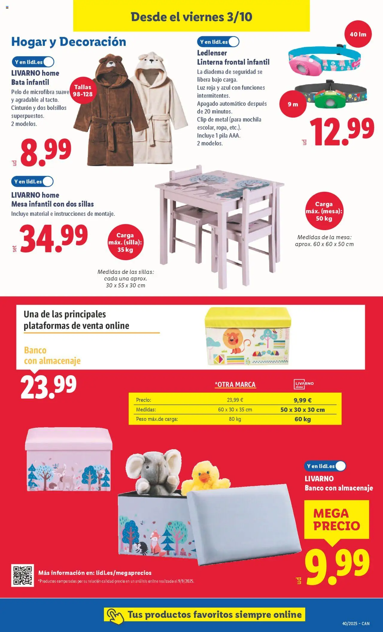 Lidl - Canarias │ válido desde el 29.09.2025 | Página: 21 | Productos: Mochila, Cinturón, Peso, Silla