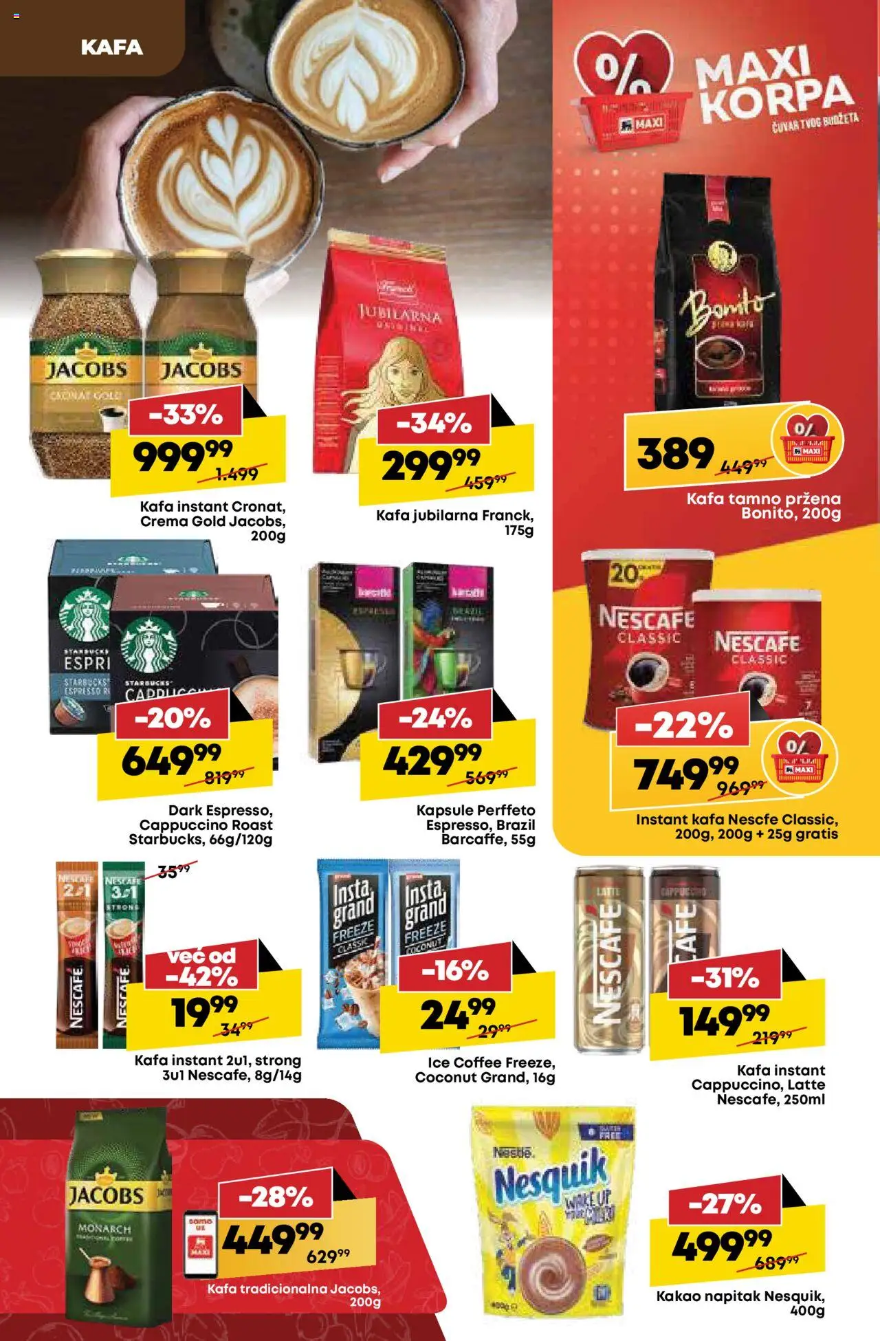 Tempo katalog - važi od 31.07.2025 | Strana: 26 | Proizvode: Instant kafa, Korpa, Kafa, Nescafé