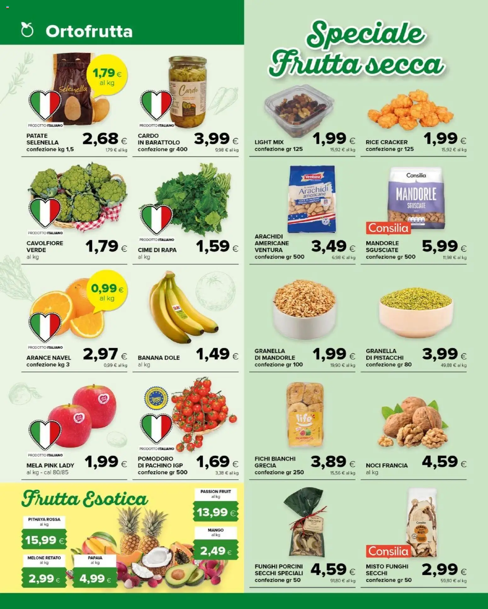 Volantino Tigre del 30.11.2025 | Pagina: 2 | Prodotti: Patate, Mango, Funghi, Cavolfiore