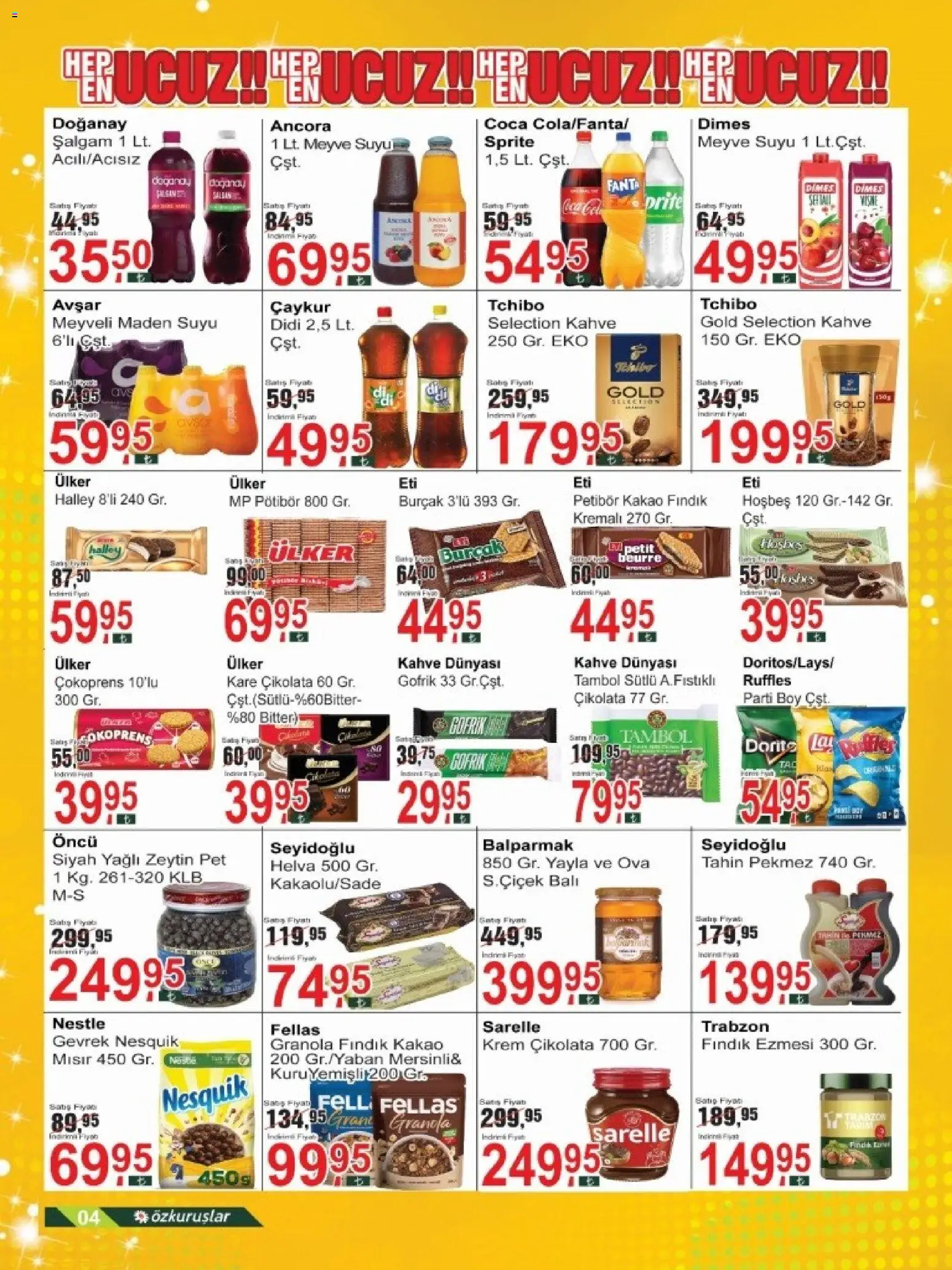 Özkuruşlar Katalog - 22.11.2025 tarihinden itibaren geçerlidir | Sayfa: 4