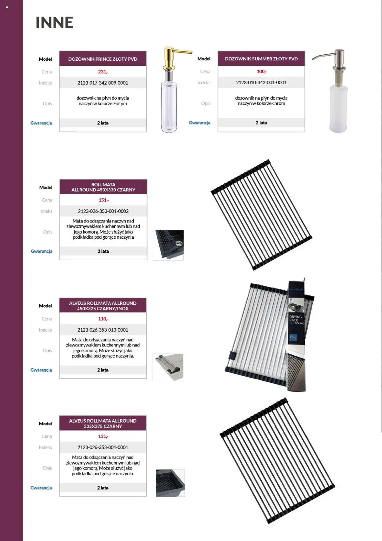 Salony Agata Gazetka - Alveus Armatura od 01.09.2025 | Strona: 22