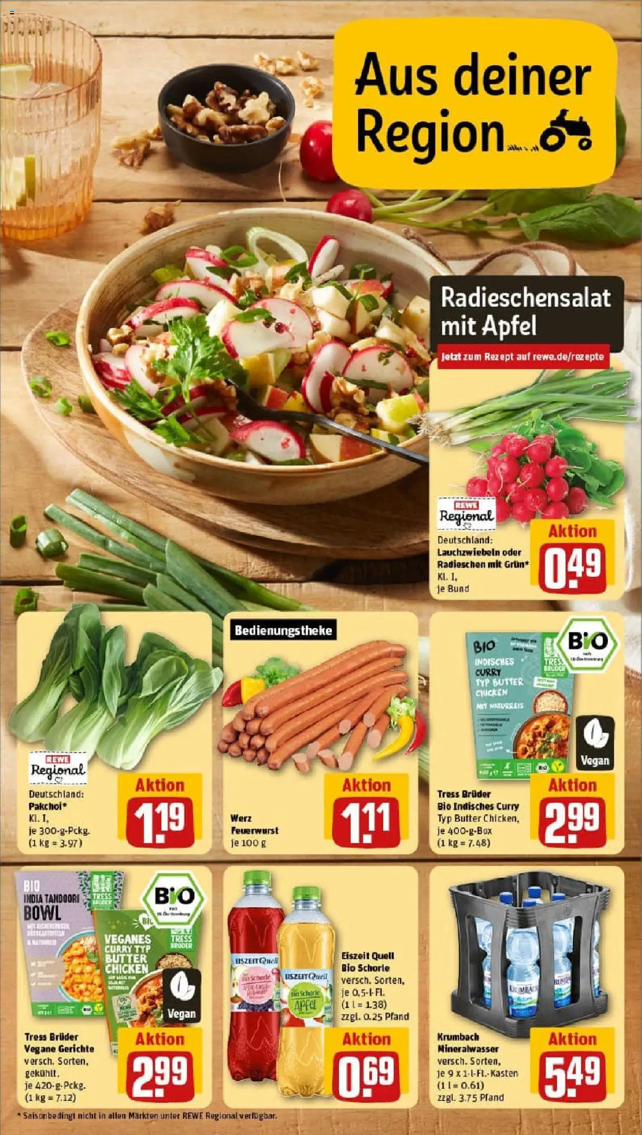 Rewe prospekt Worms	 - gültig ab dem 13.07.2025 | Seite: 5 | Produkte: Butter, Äpfel, Mineralwasser, Apple