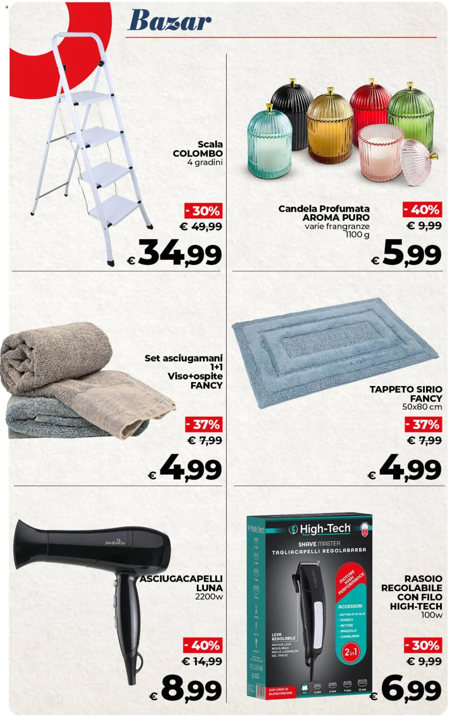 Volantino COOP del 13.02.2026 | Pagina: 59 | Prodotti: Pettine, Scala, Candela, Tappeto