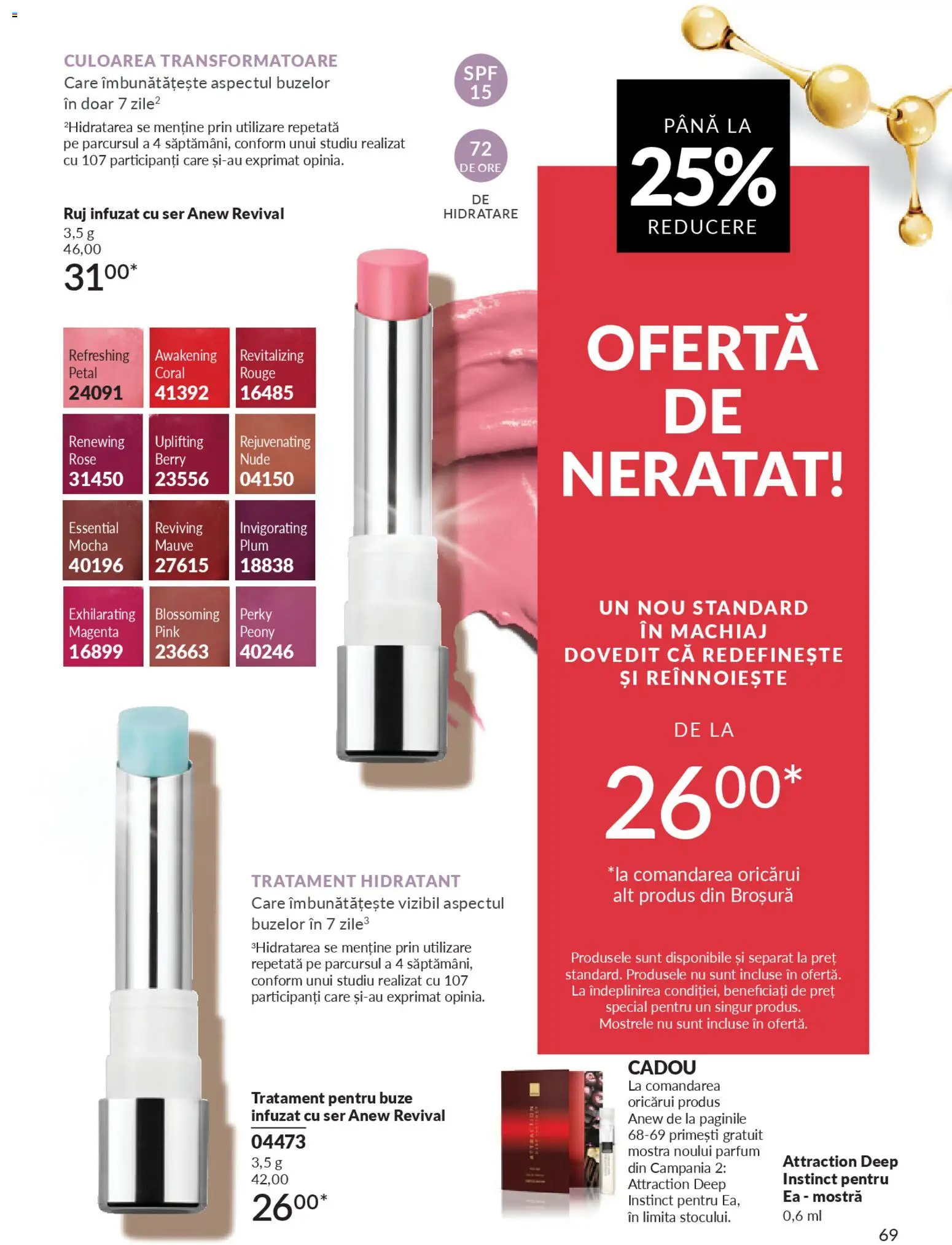 Noul catalog Avon – valabil de la 01.01.2026 | Pagină: 71 | Produse: Parfum, Machiaj, Ruj