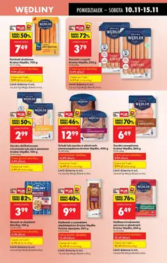 Pogląd oferty "Szynka zawędzana Kraina Wędlin, 250 g, Szynka zawędzana" - ważna od 10.11.2025 | Strona: 35