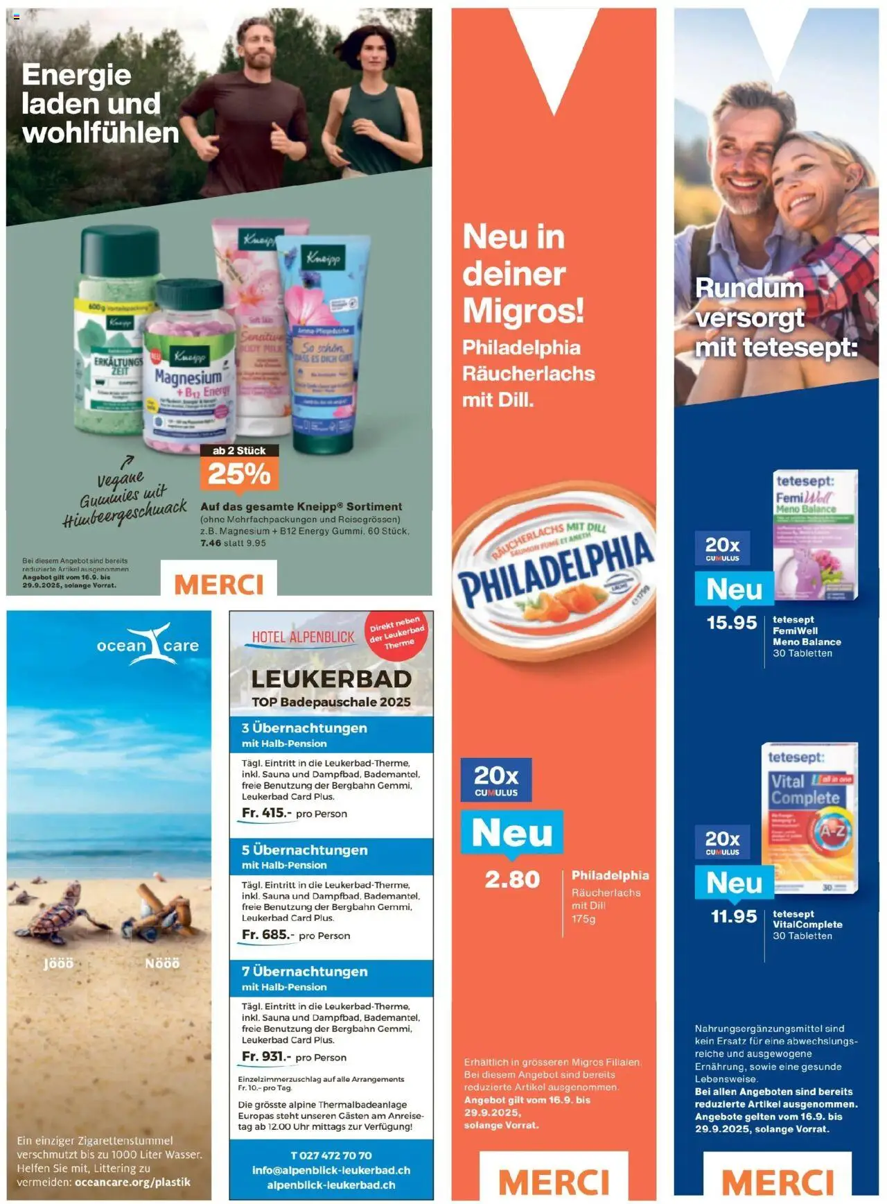 Migros Magazin – gültig ab 16.09.2025 | Seite: 62