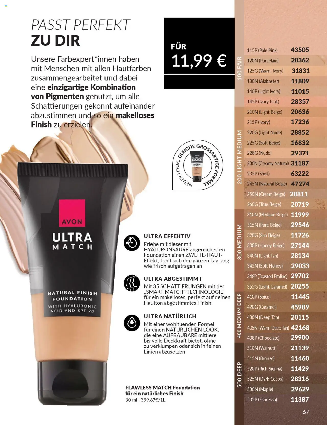 AVON Katalog Oktober 2025 – gültig ab 01.10.2025 | Seite: 69 | Produkte: Finish, Foundation