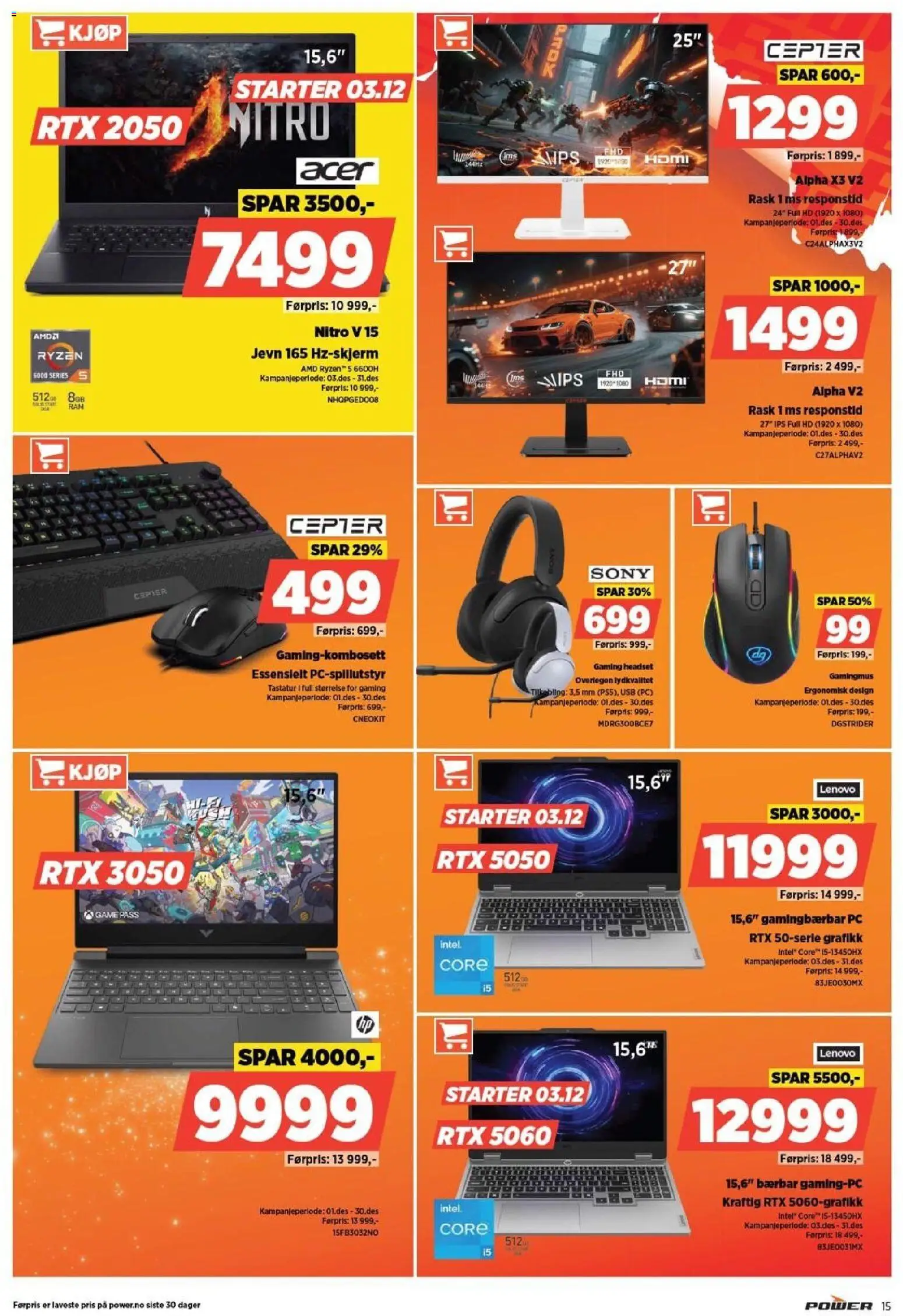 {H1} | Side: 15 | Produkter: Pc, Tastatur, Датчик руху, Суміш дитяча