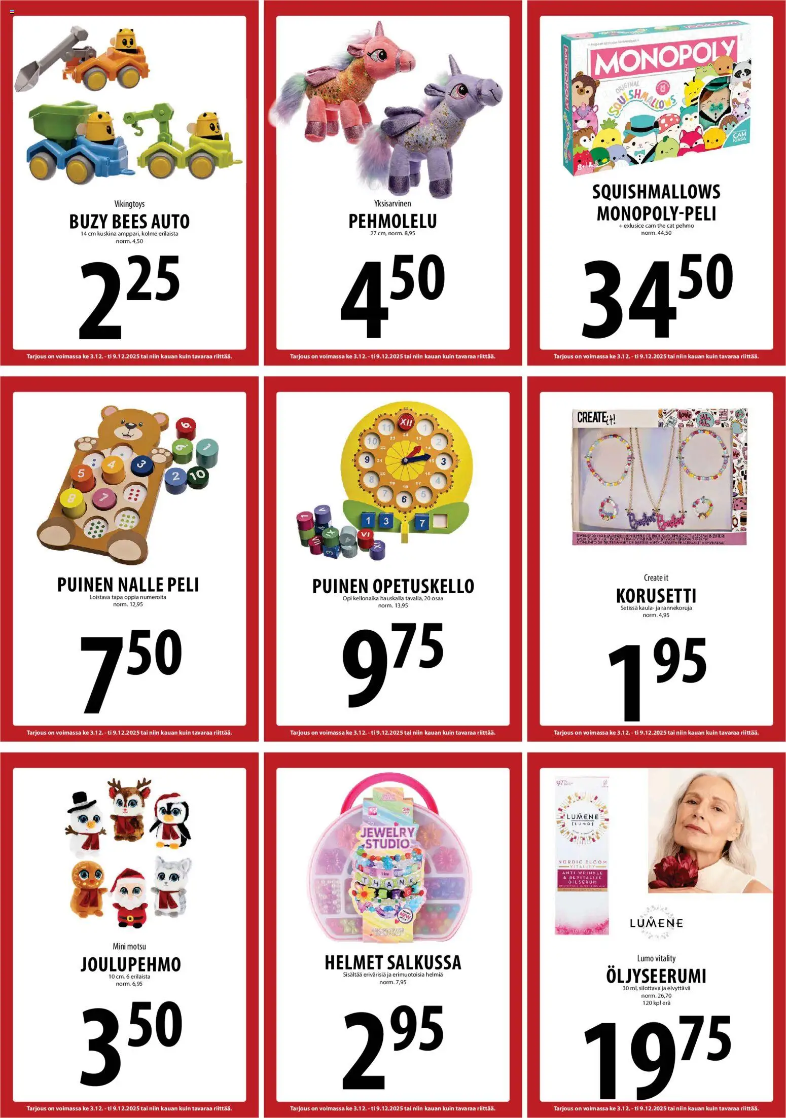 Tuuri tarjoukset – voimassa 03.12.2025 alkaen | Sivu: 20 | Tuotteet: Peli