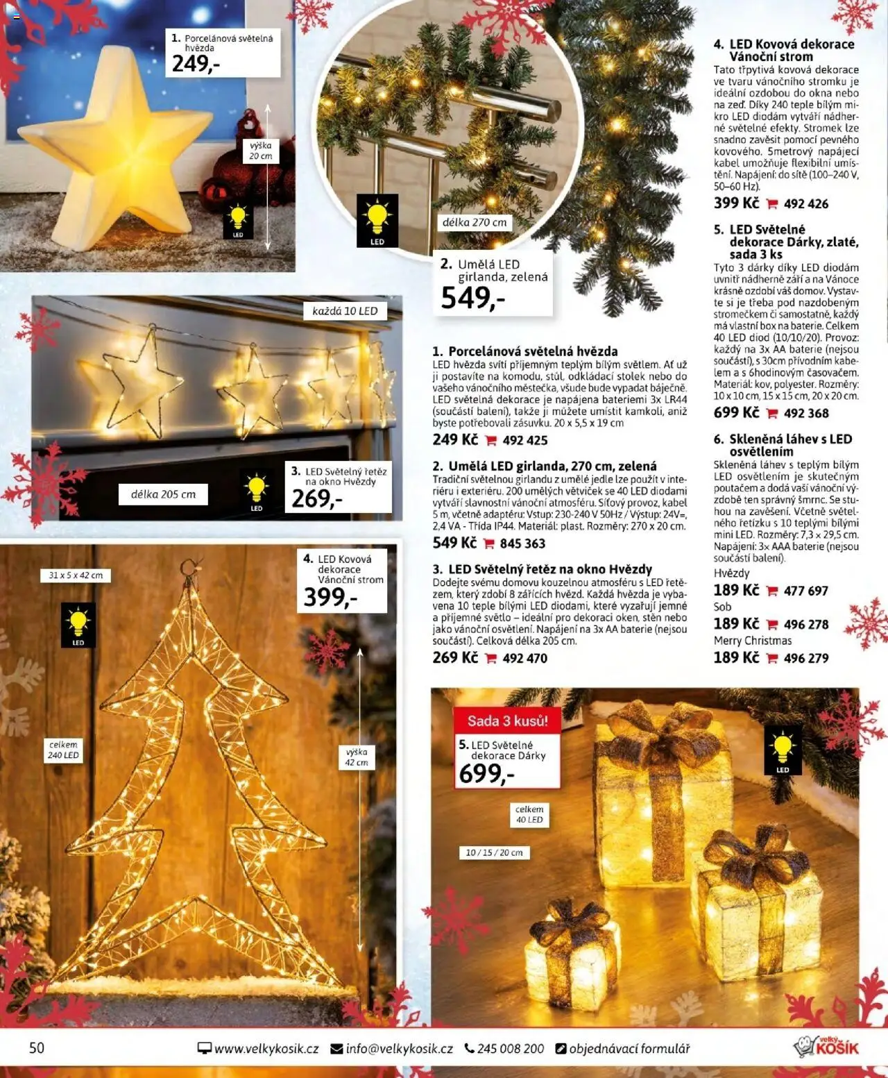 Velký Košík katalog září od 01.09.2025 | Strana: 50 | Produkty: Stolek, Baterie, Láhev, Dekorace