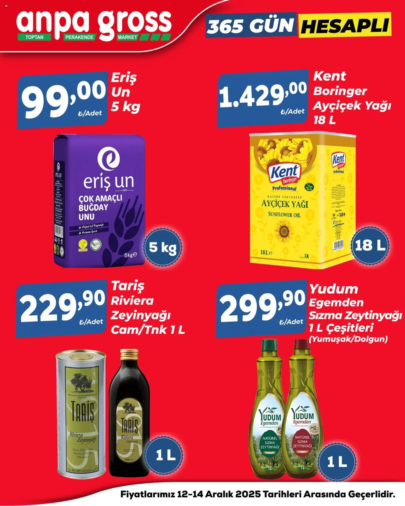 Anpa Gross Hafta Sonu Fırsatları - 12.12.2025 tarihinden itibaren geçerlidir | Sayfa: 1