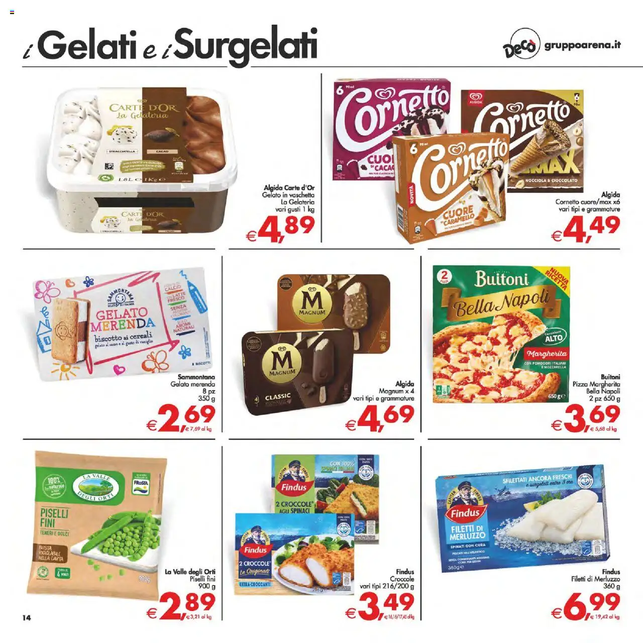 Volantino Decò del 02.09.2025 | Pagina: 14 | Prodotti: Cioccolato, Latte, Pomodori, Stracciatella