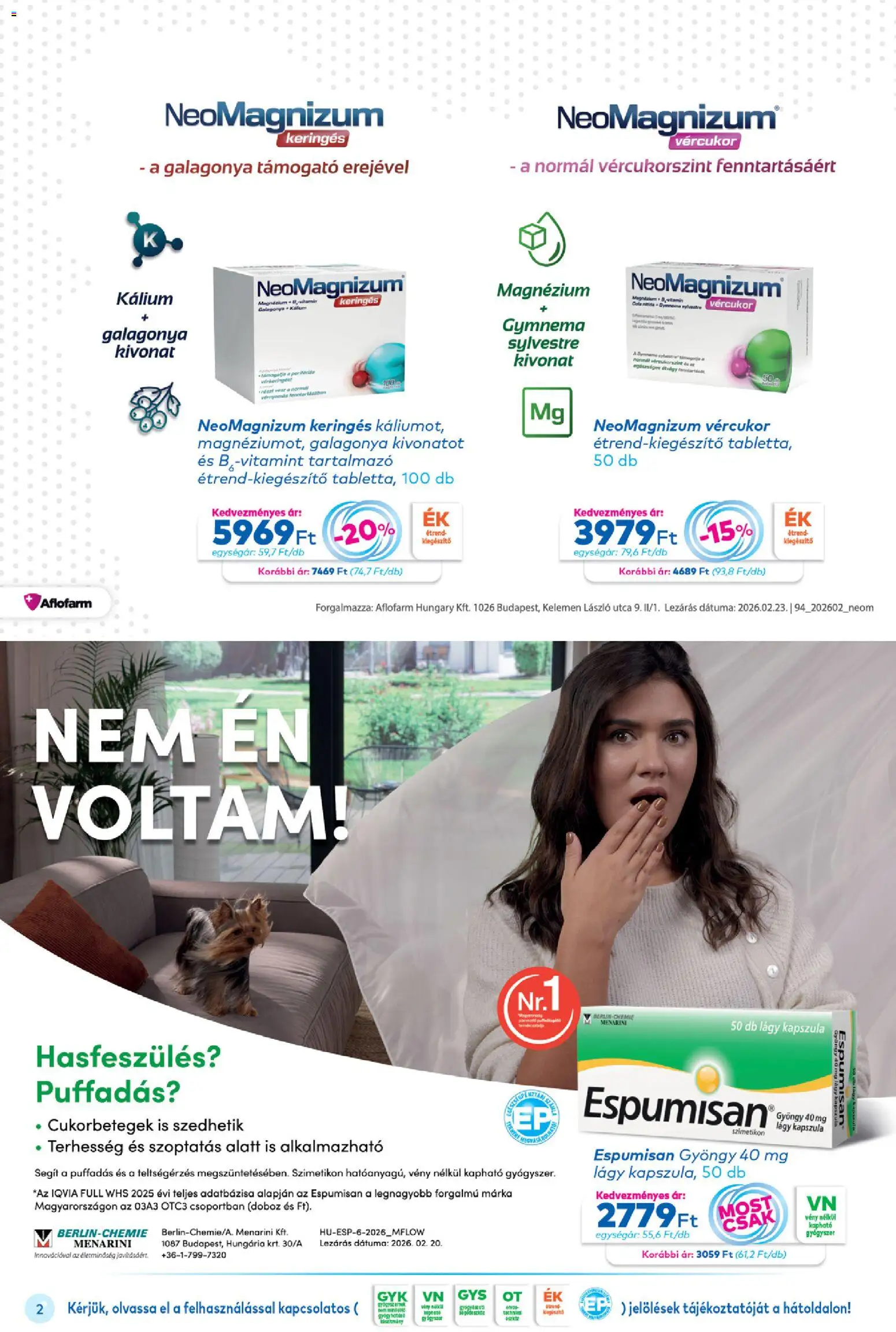 Gyöngy Patikák akciós ujság - amely érvényes a következő dátumtól: 01.04.2026 | Oldal: 2 | Termékek: Doboz, Cola