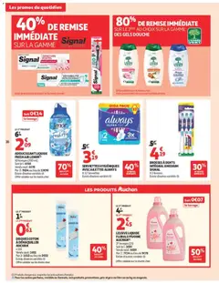 Auchan - Prévisualisation de Auchan prospectus valide à partir de 08.04.2026 | Page: 40 | Produits: Coton, Adoucissant, Douche, Lessive