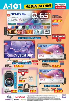30.04.2026 tarihinden itibaren geçerli olan A101 kataloğu önizlemesi | Sayfa: 4