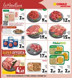 Anteprima del volantino ARROSTICINI DI SCOTTONA, Arrosticini di scottona valido a partire dal 22.10.2025 | Pagina: 10 | Prodotti: Bovino, Rosmarino, Pollo, Suino