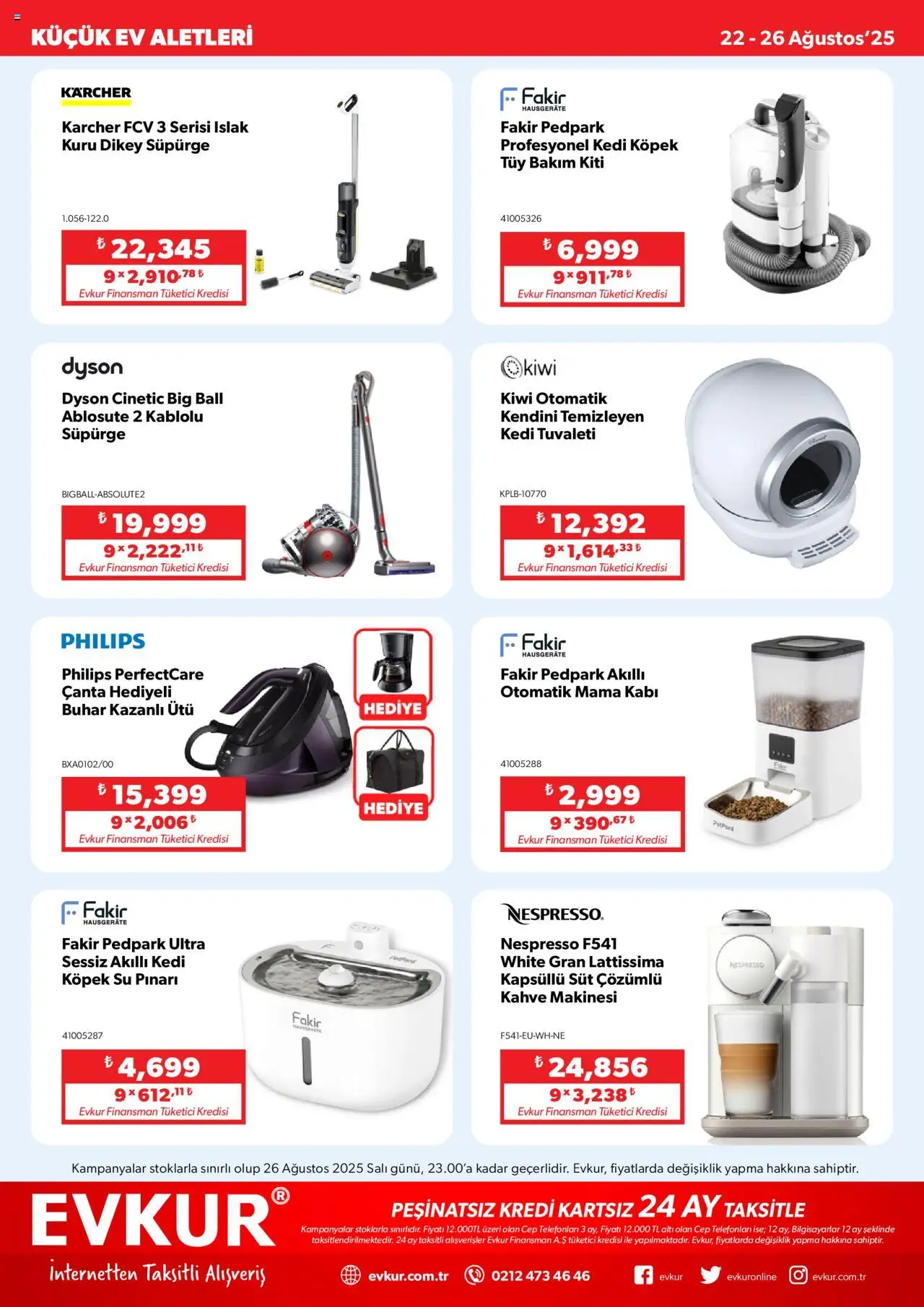 Evkur Katalog - 22.08.2025 tarihinden itibaren geçerlidir | Sayfa: 6 | Ürünler: Süt, Su, Çanta, Kahve makinesi