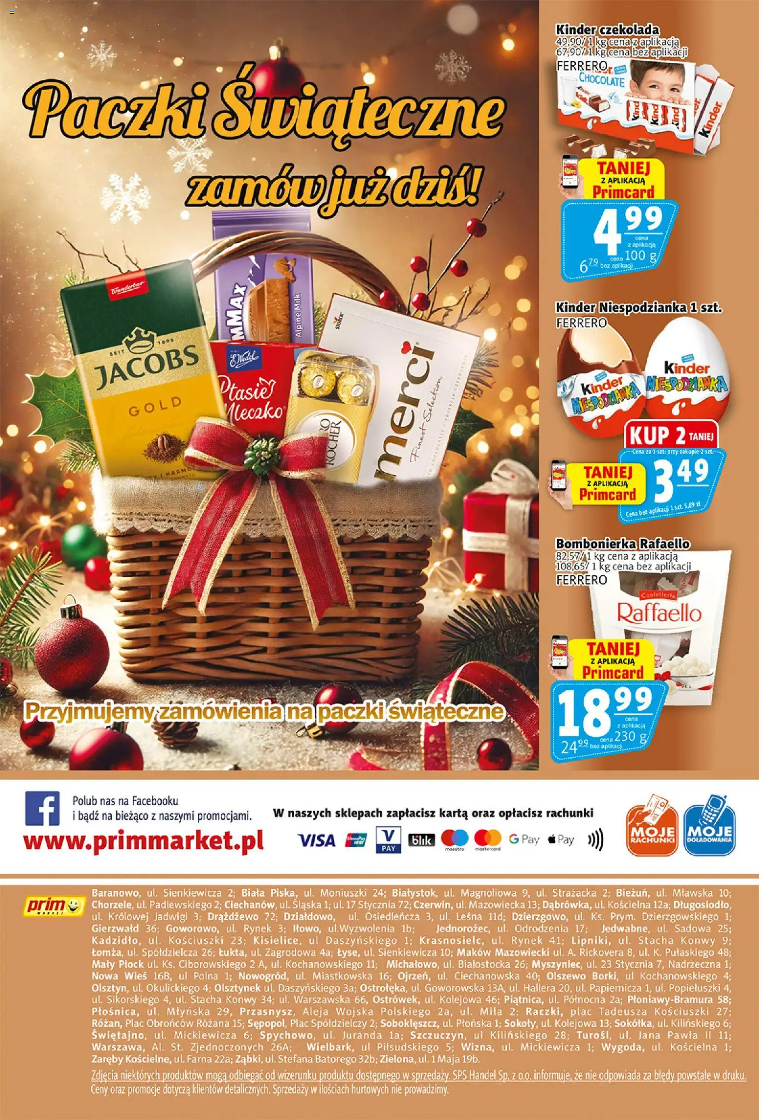 Prim Market Gazetka od 04.12.2025 | Strona: 16 | Produkty: Karta, Merci, Pączki, Czekolada