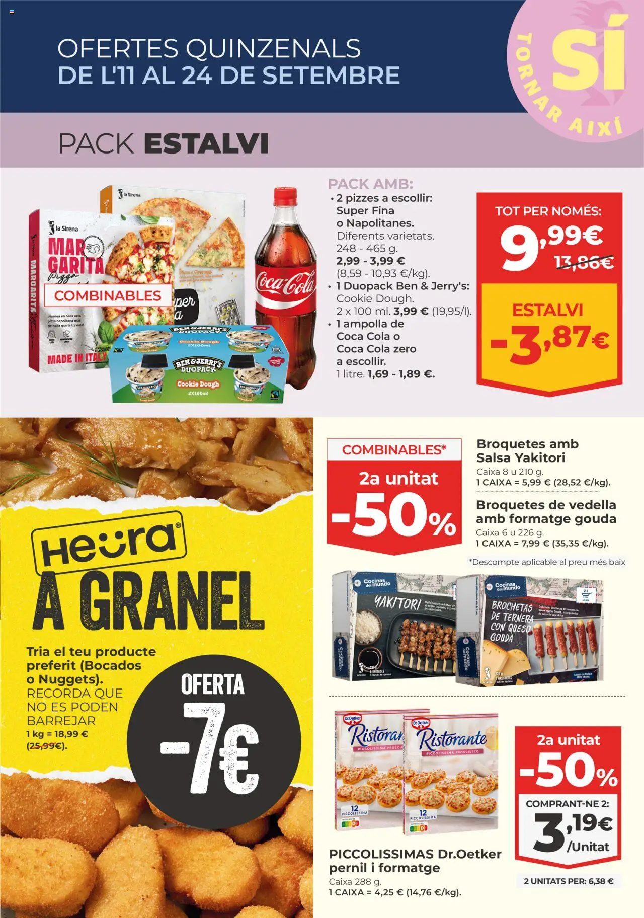 La Sirena - Cataluña │ válido desde el 11.09.2025 | Página: 5 | Productos: Queso, Pizza, Queso Gouda