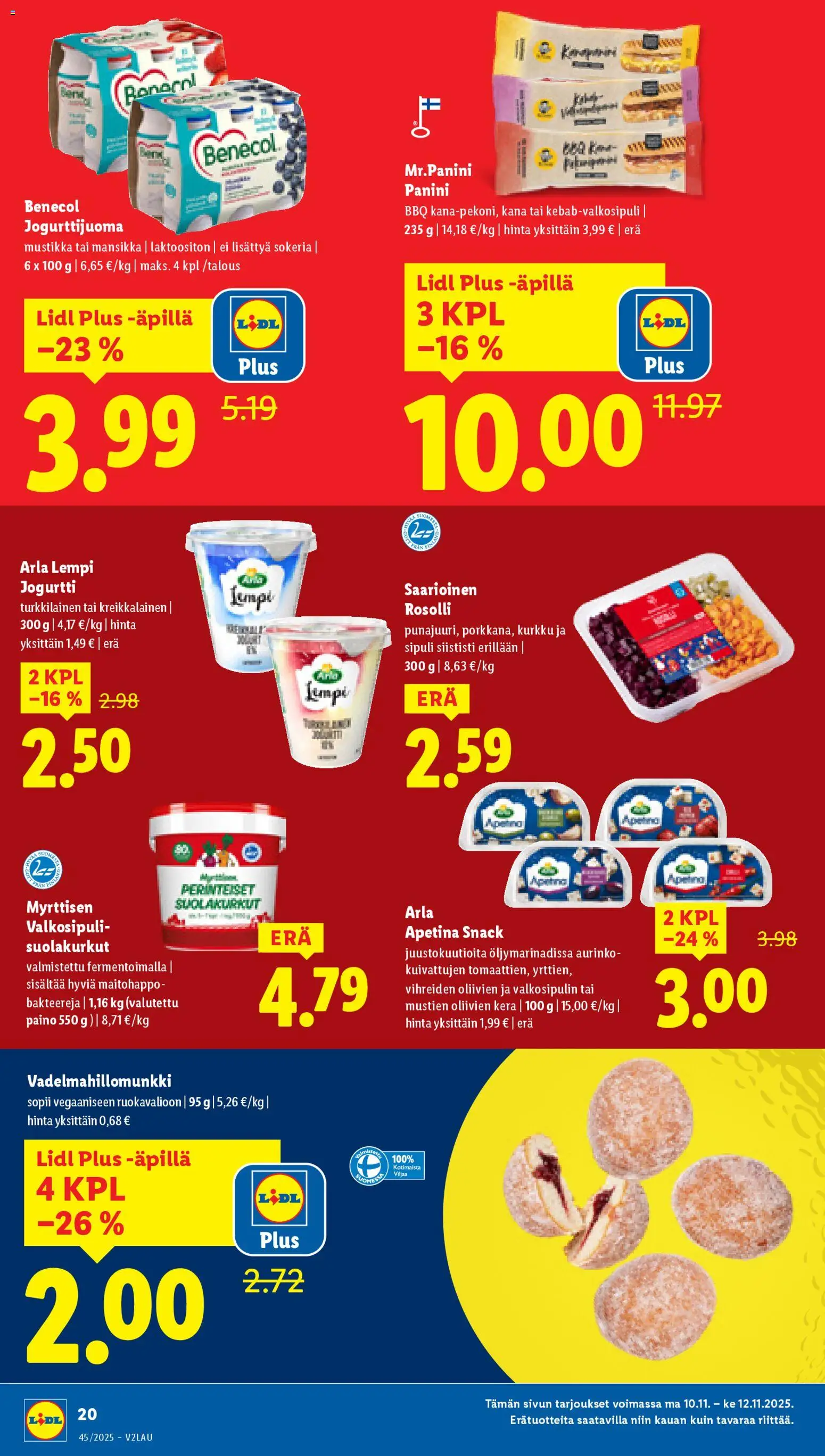 Lidl - Black Friday – voimassa 06.11.2025 alkaen | Sivu: 26 | Tuotteet: Valkosipuli, Kana, Jogurtti, Kurkku