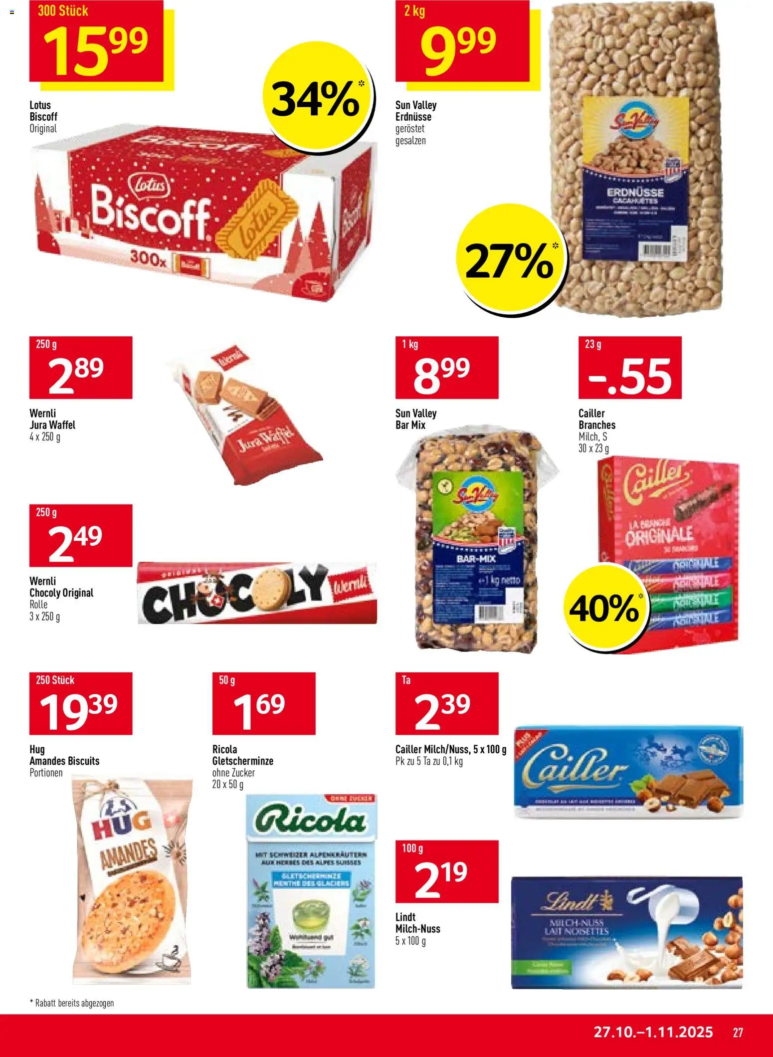 Prodega Aktionen – gültig ab 27.10.2025 | Seite: 27 | Produkte: Jura, Erdnüsse, Zucker