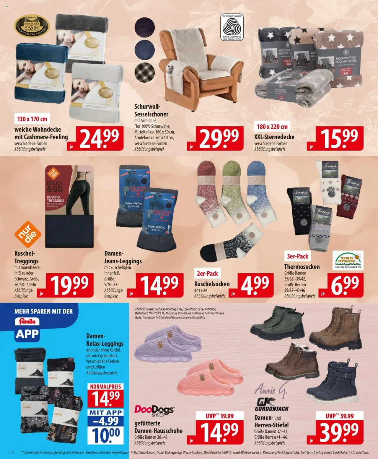 Famila Prospekt 	 – gültig ab 27.10.2025 | Seite: 22 | Produkte: Bad, Leggings