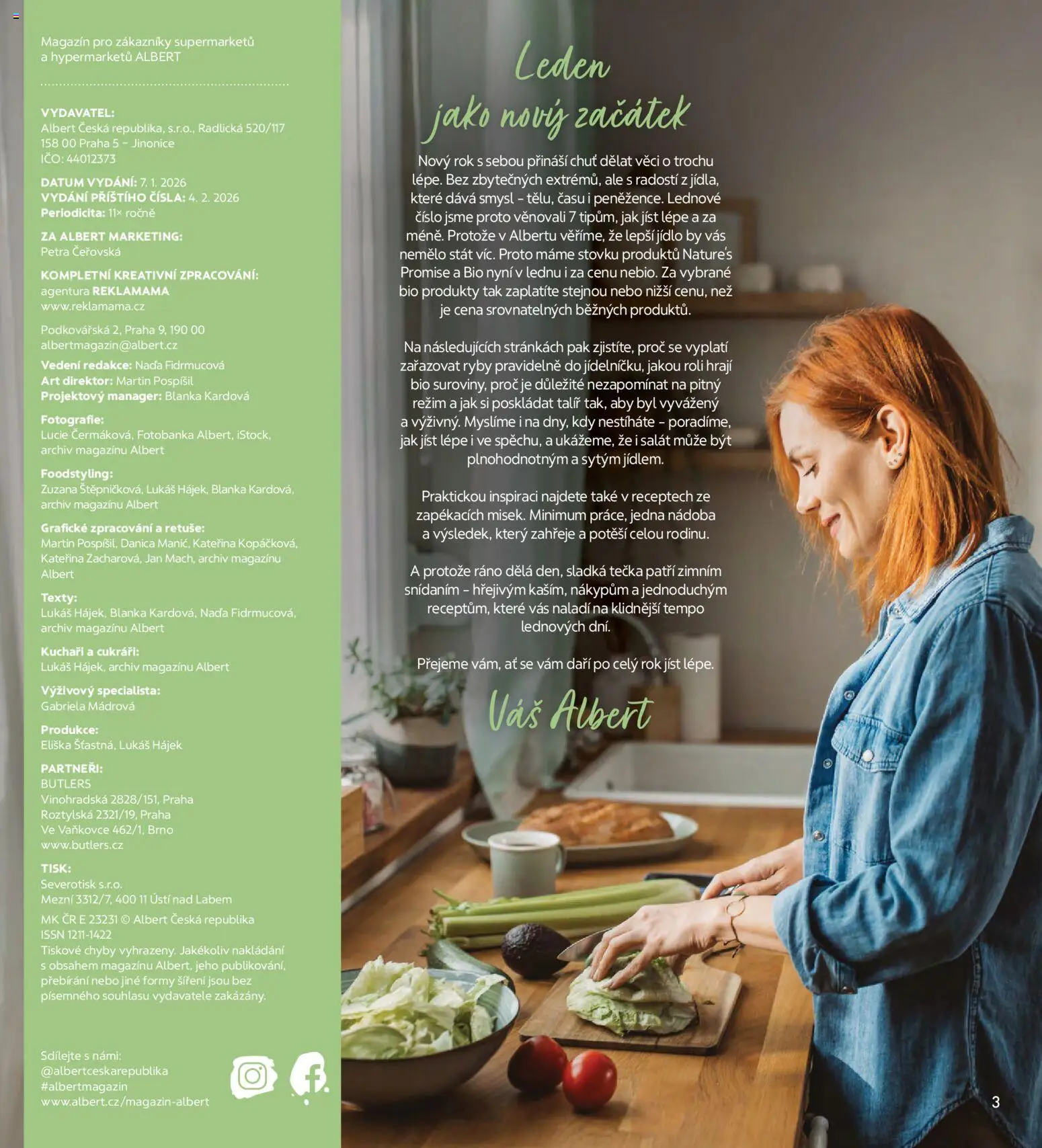 Albert magazín od 01.01.2026 | Strana: 3 | Produkty: Salát, Ryby, Talíř