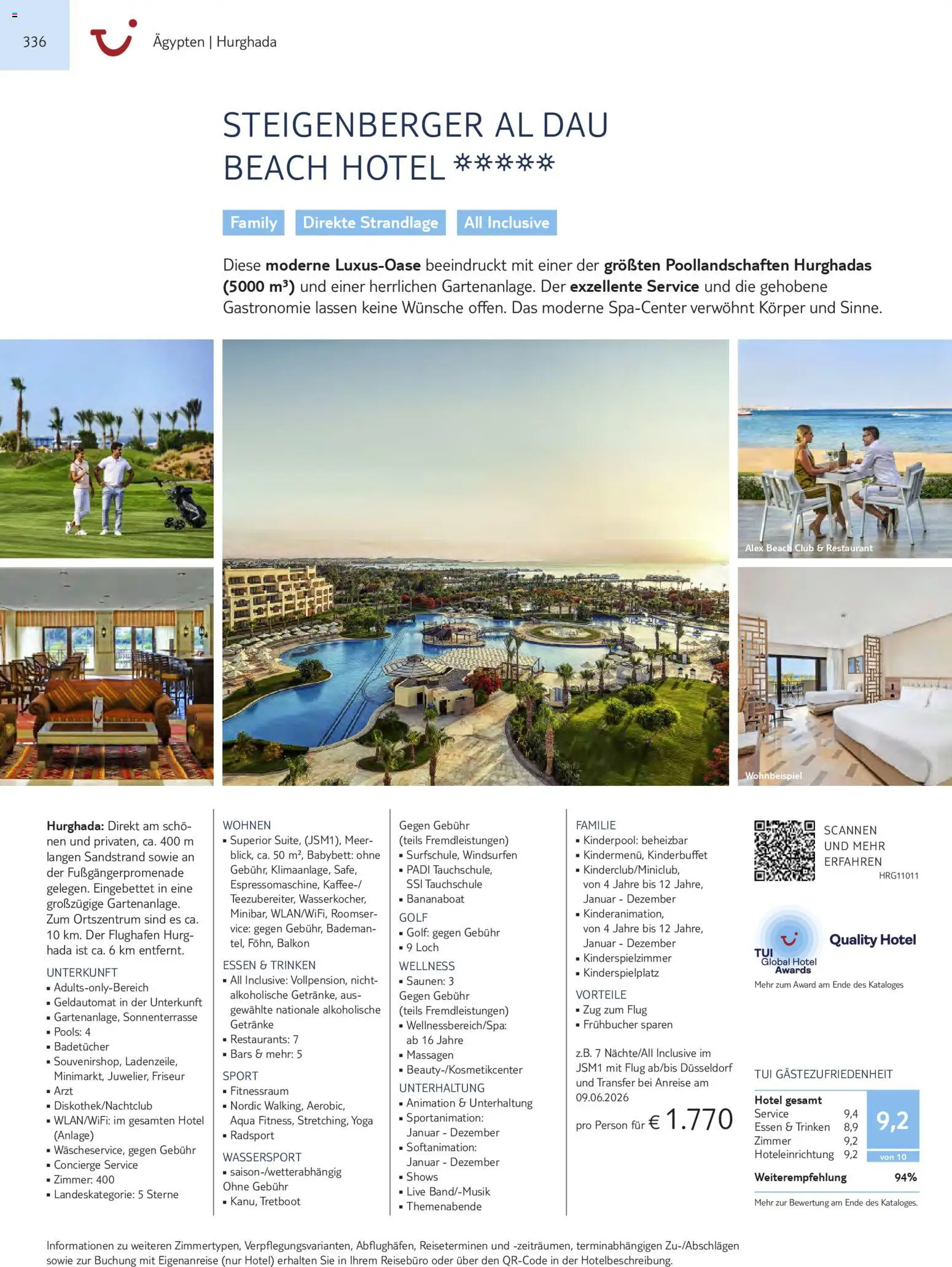 Aida  Südeuropa & Nordafrika 2026/27 – gültig ab 01.01.2026 | Seite: 336 | Produkte: Babybett