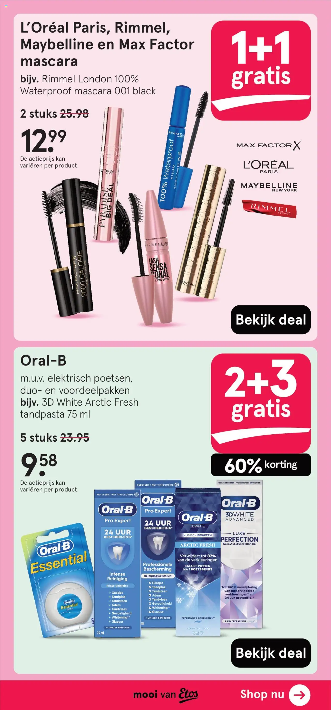  | Pagina: 3 | Producten: Tandpasta, Kan, Pepermunt, Mascara