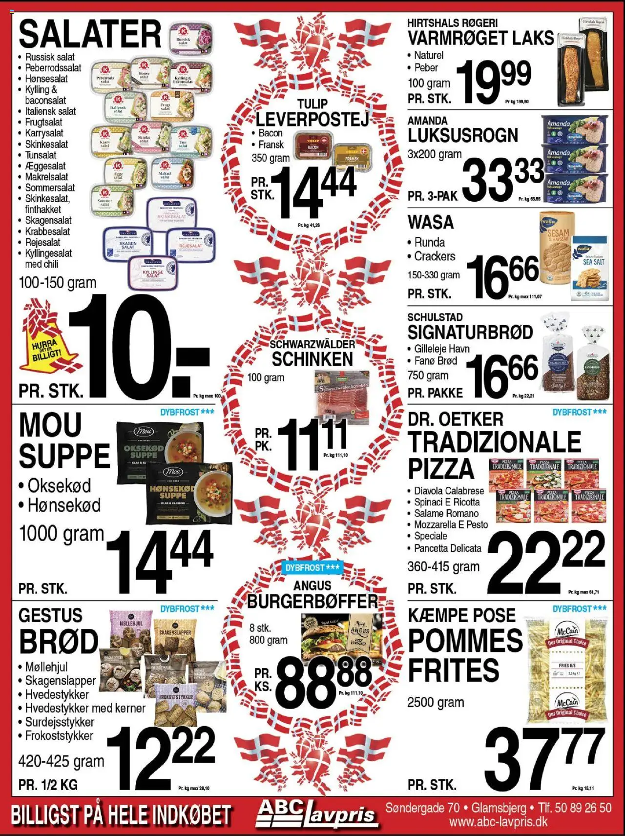 Abc Lavpris tilbudsavis – gyldig fra 17.09.2025 | Side: 5 | Produkter: Salat, Bacon, Italiensk salat, Russisk salat