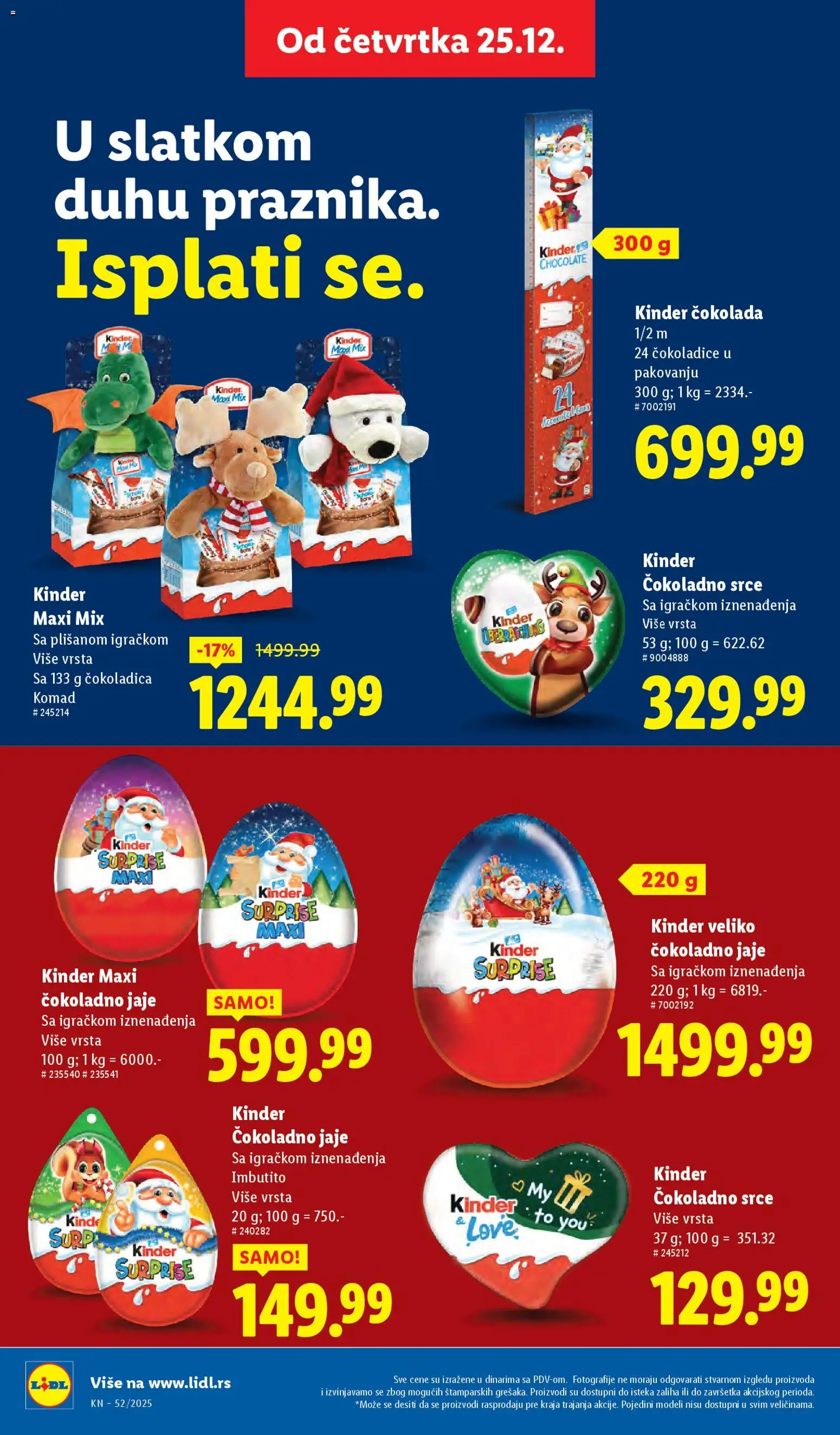 Lidl katalog - važi od 02.01.2026 | Strana: 48 | Proizvode: Čokolada