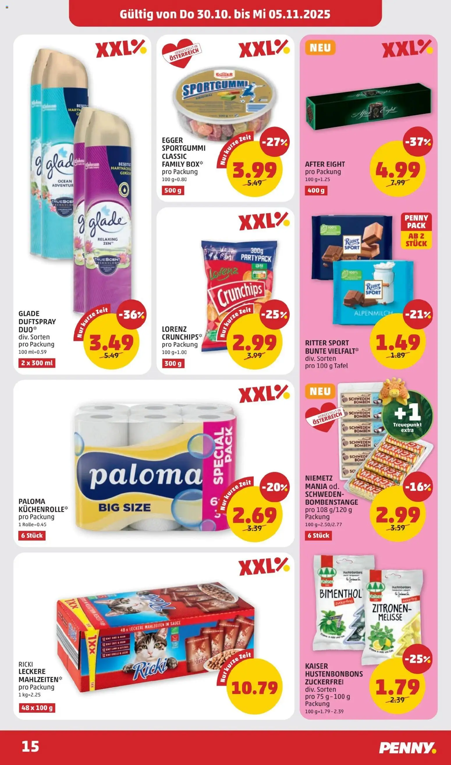 Penny Markt Flugblatt gültig ab 30.10.2025 | Seite: 15 | Produkte: Zucker