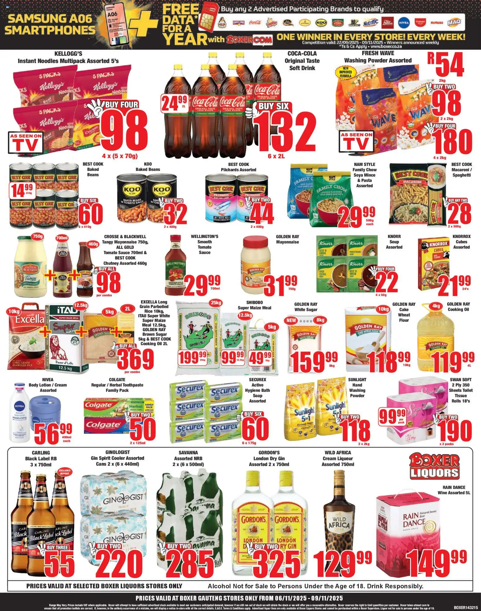 New Boxer catalogue – valid from 06.11.2025 | Page: 3 | Products: Chicken, Powder, Rice, Soup