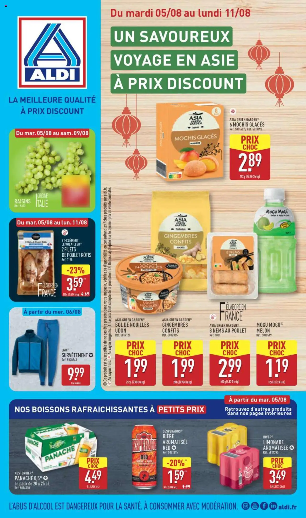  | Page: 1 | Produits: Melon, Limonade, Mochis, Bière