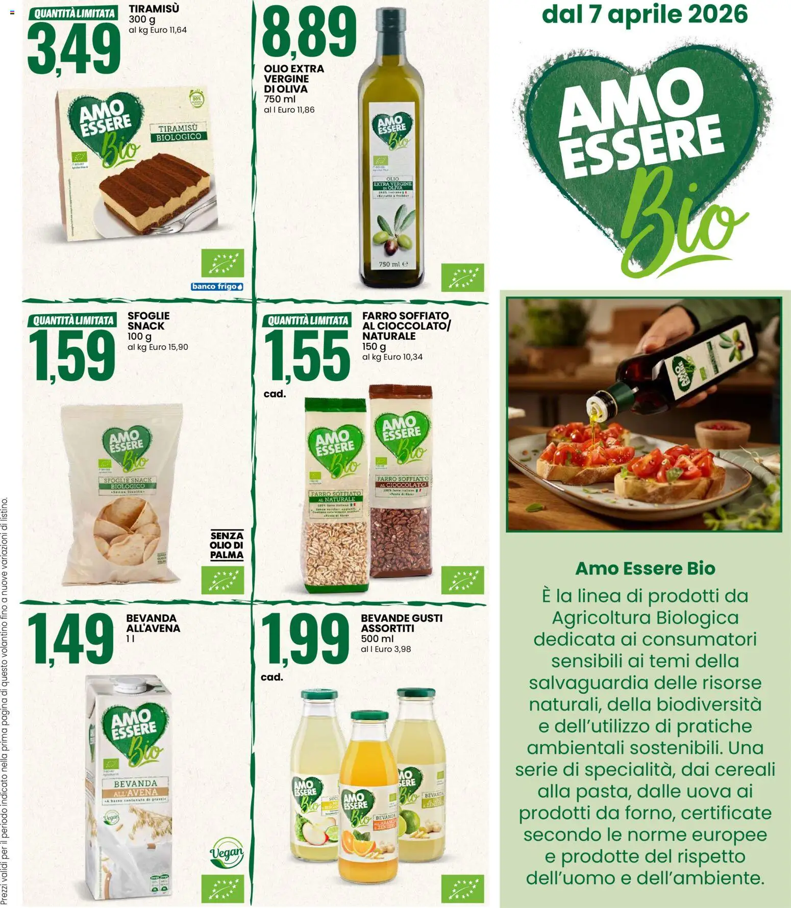 Volantino Eurospin del 07.04.2026 | Pagina: 9 | Prodotti: Cioccolato, Cereali, Olio, Olio extra vergine