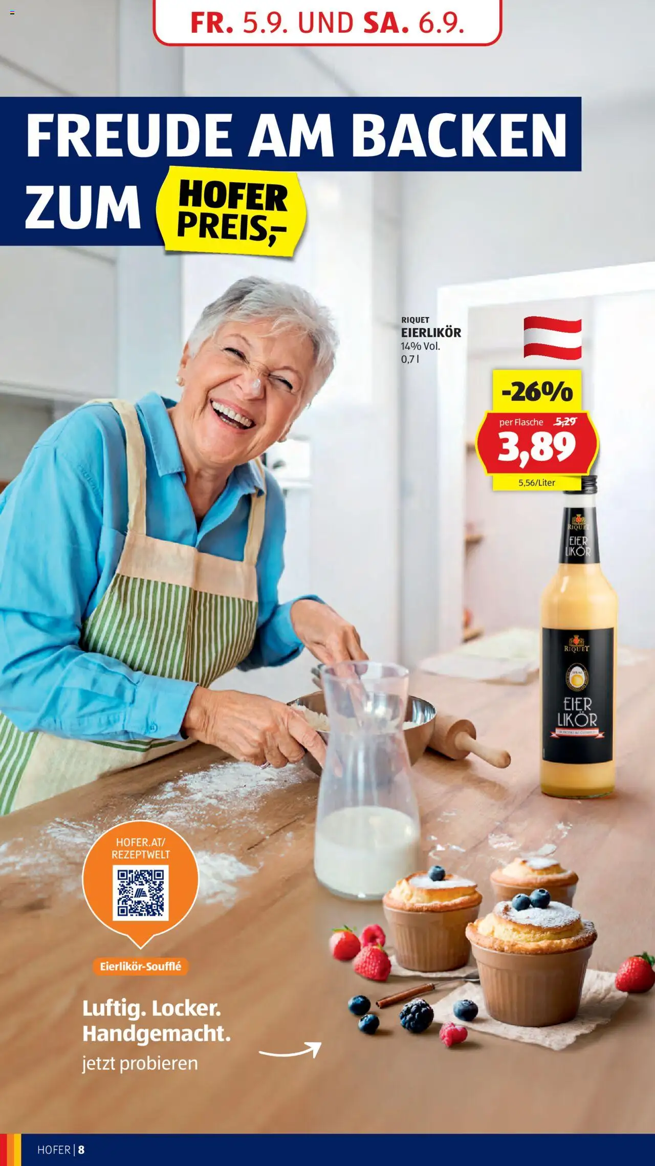 Hofer Reisen Flugblatt gültig ab 05.09.2025 | Seite: 10 | Produkte: Eier