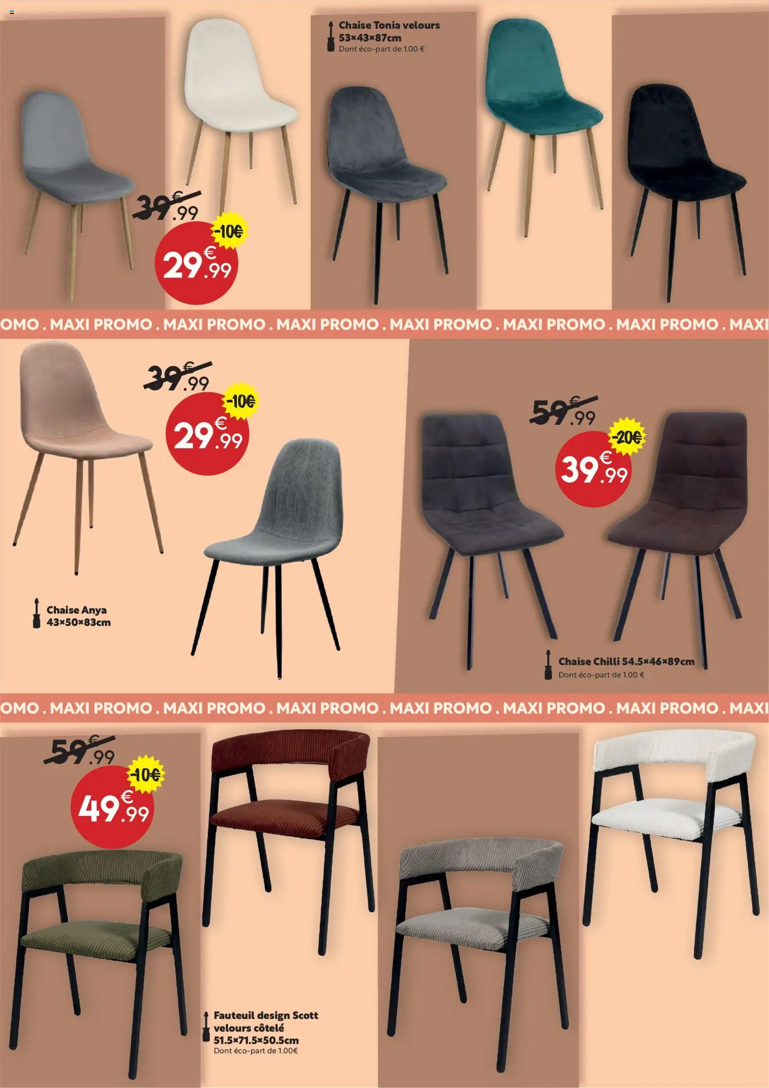 {H1} | Page: 2 | Produits: Fauteuil, Chaise