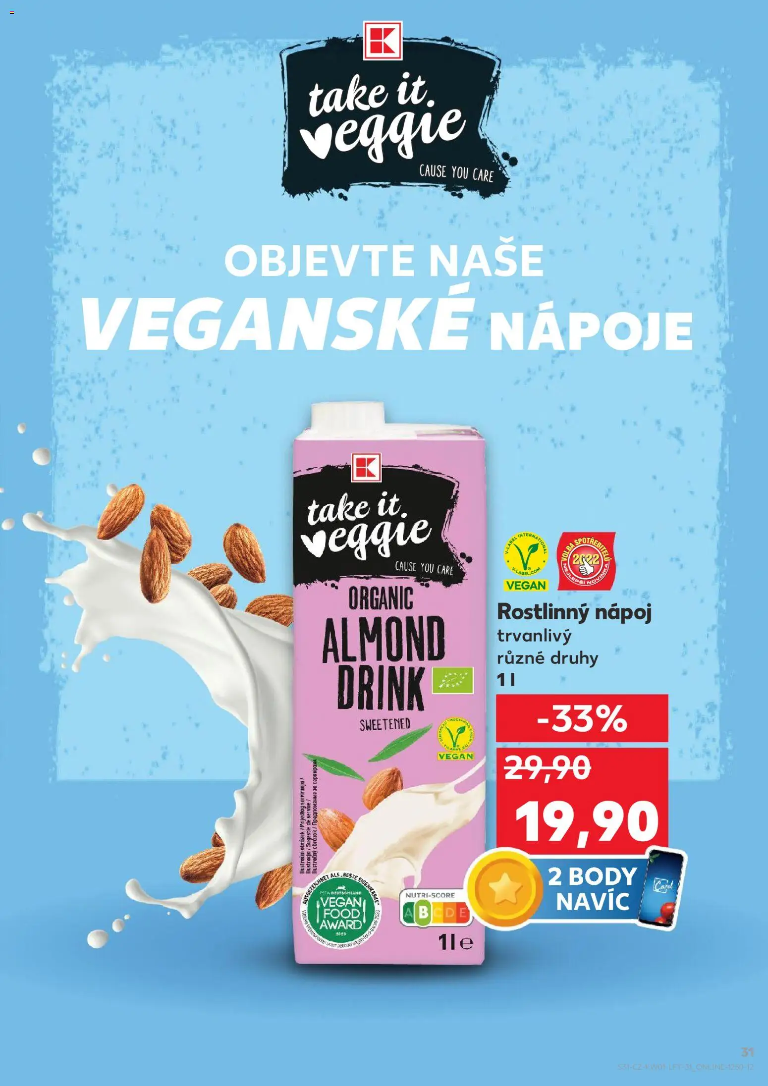 Kaufland leták - Plzeň od 02.01.2026 | Strana: 31 | Produkty: Veggie, Vegan, Take It Veggie, Body