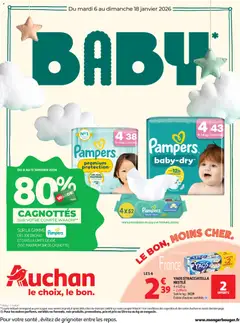 Auchan - Tout pour votre bébé - Voorbeeld van een folder van Auchan, geldig van 06.01.2026