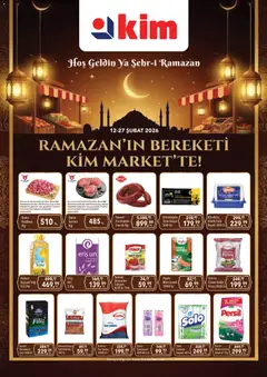 12.02.2026 tarihinden itibaren geçerli olan Kim Market kataloğu önizlemesi