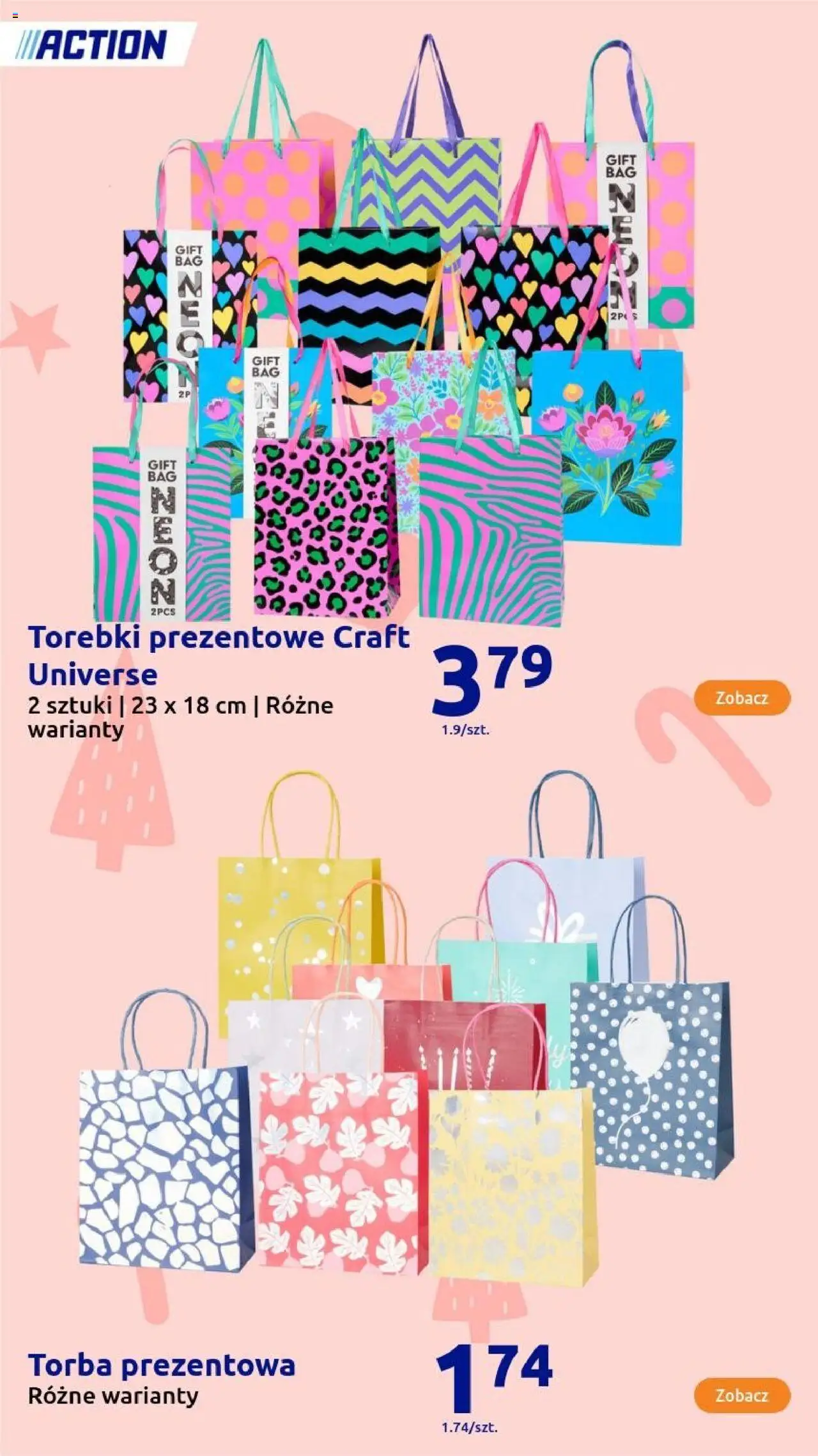 Action Gazetka - Presents od 08.10.2025 | Strona: 168 | Produkty: Torba, Torebki