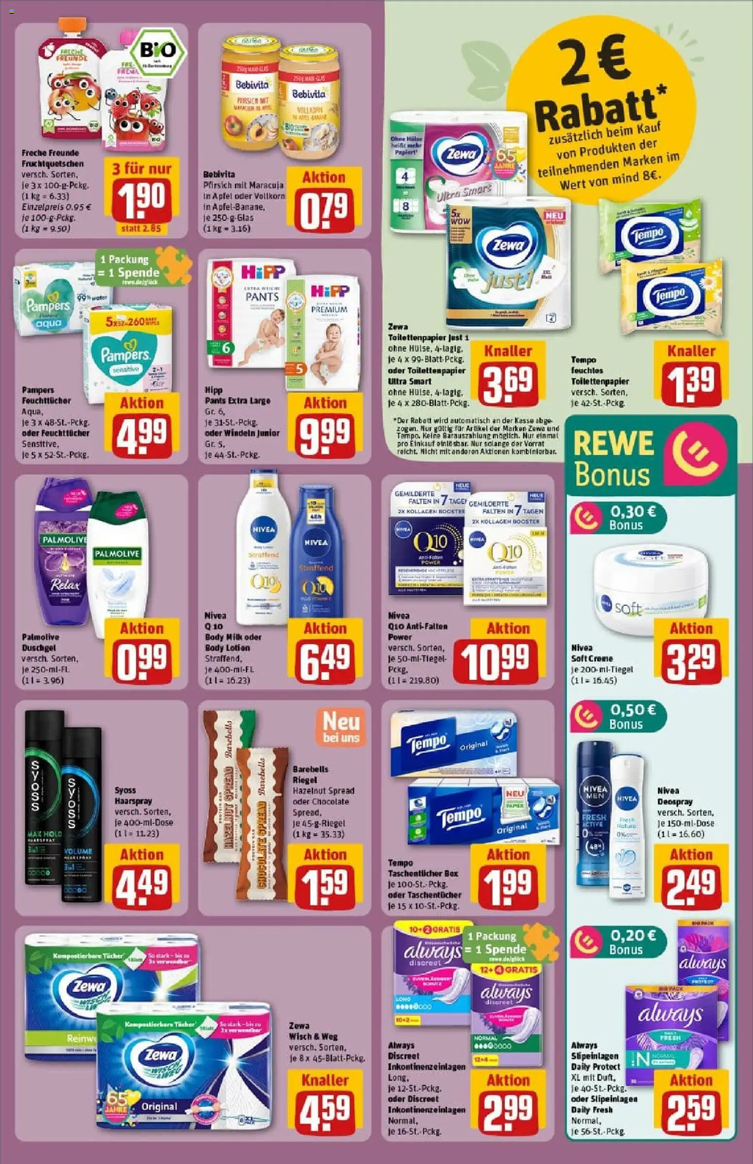 Rewe prospekt Wernigerode	 – gültig ab 26.10.2025 | Seite: 31 | Produkte: Deodorant, Tempo, Deospray, Feuchtes Toilettenpapier
