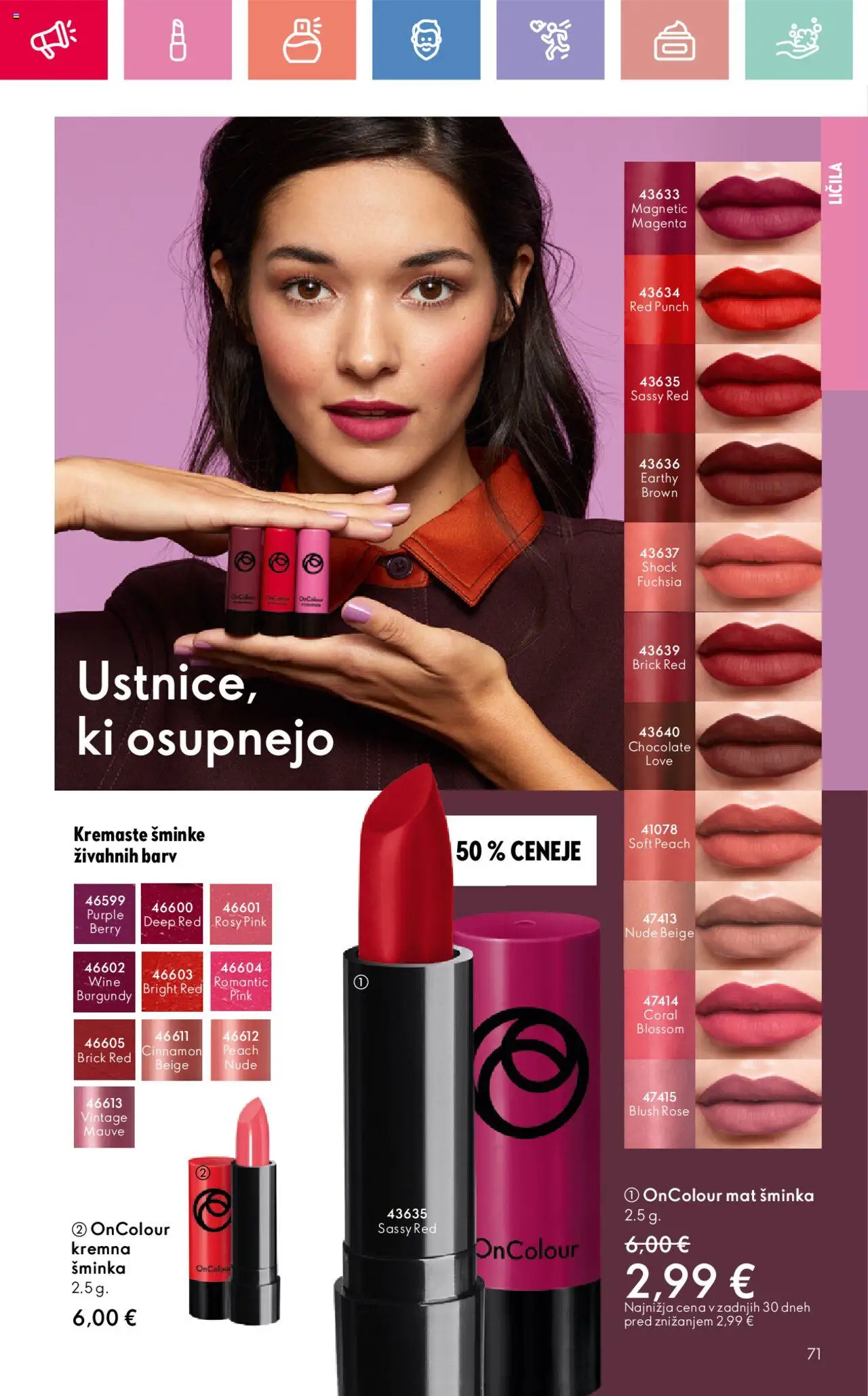 Oriflame katalog 12 │ velja od 24.08.2025 | Stran: 71 | Izdelki: Licila